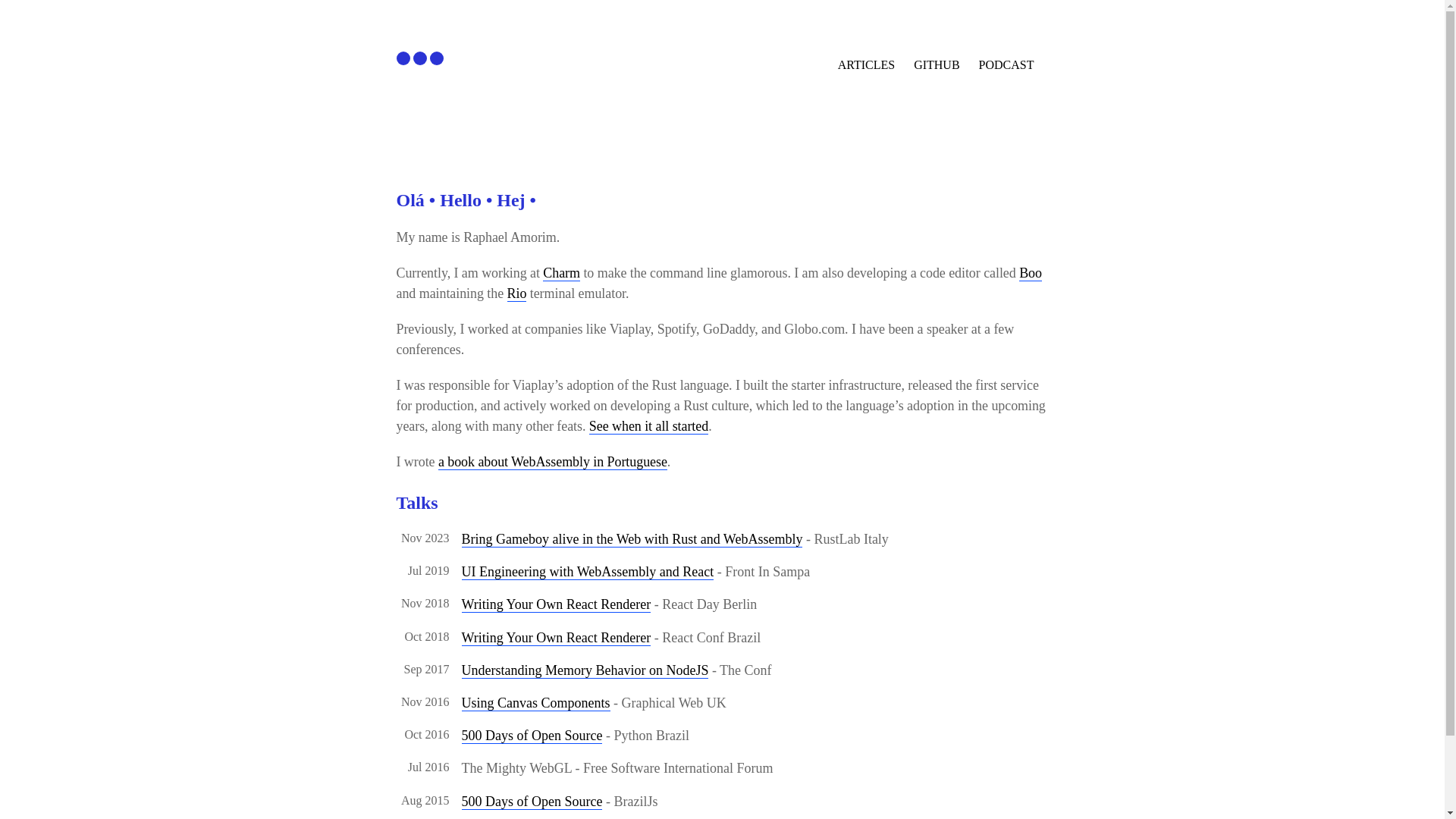 website screenshot of https://rapha.land/