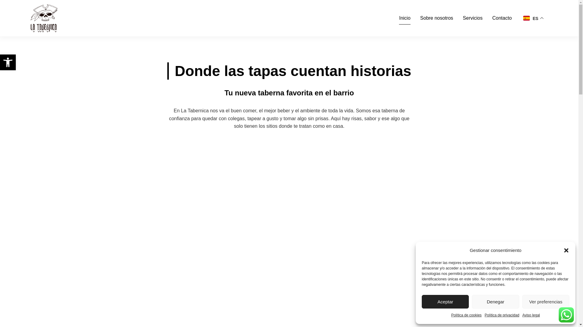 website screenshot of https://latabernica.es/
