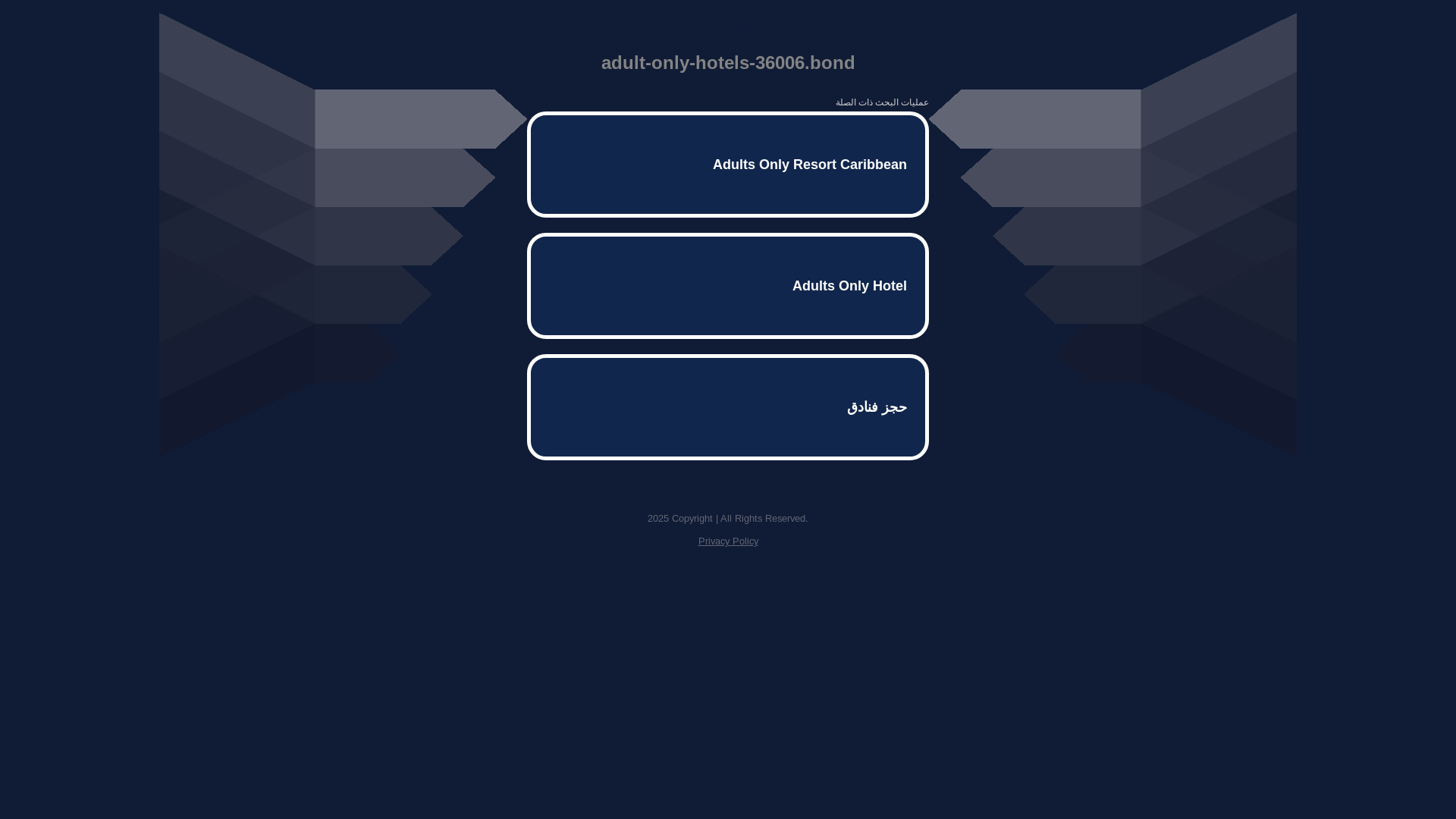 website screenshot of https://adult-only-hotels-36006.bond/