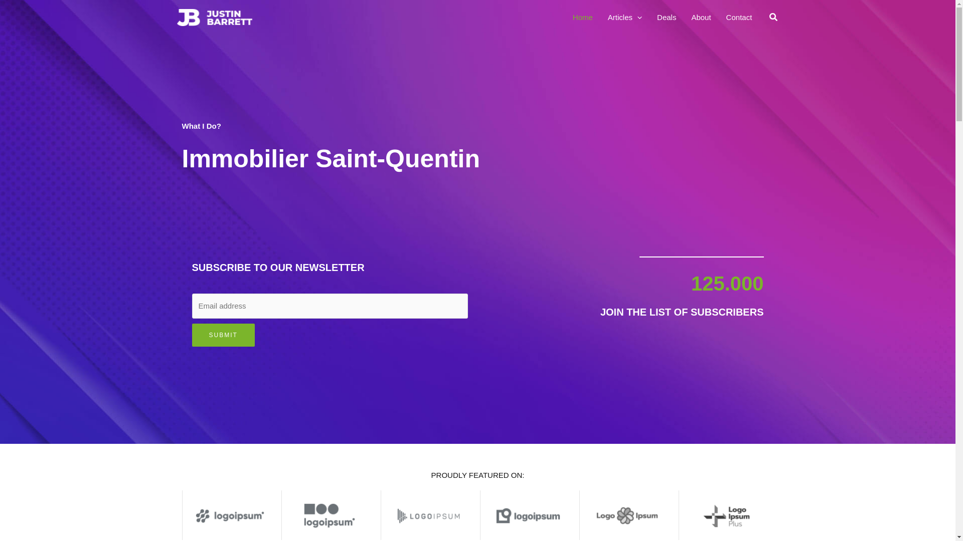 website screenshot of https://immobilier-saint-quentin.fr/