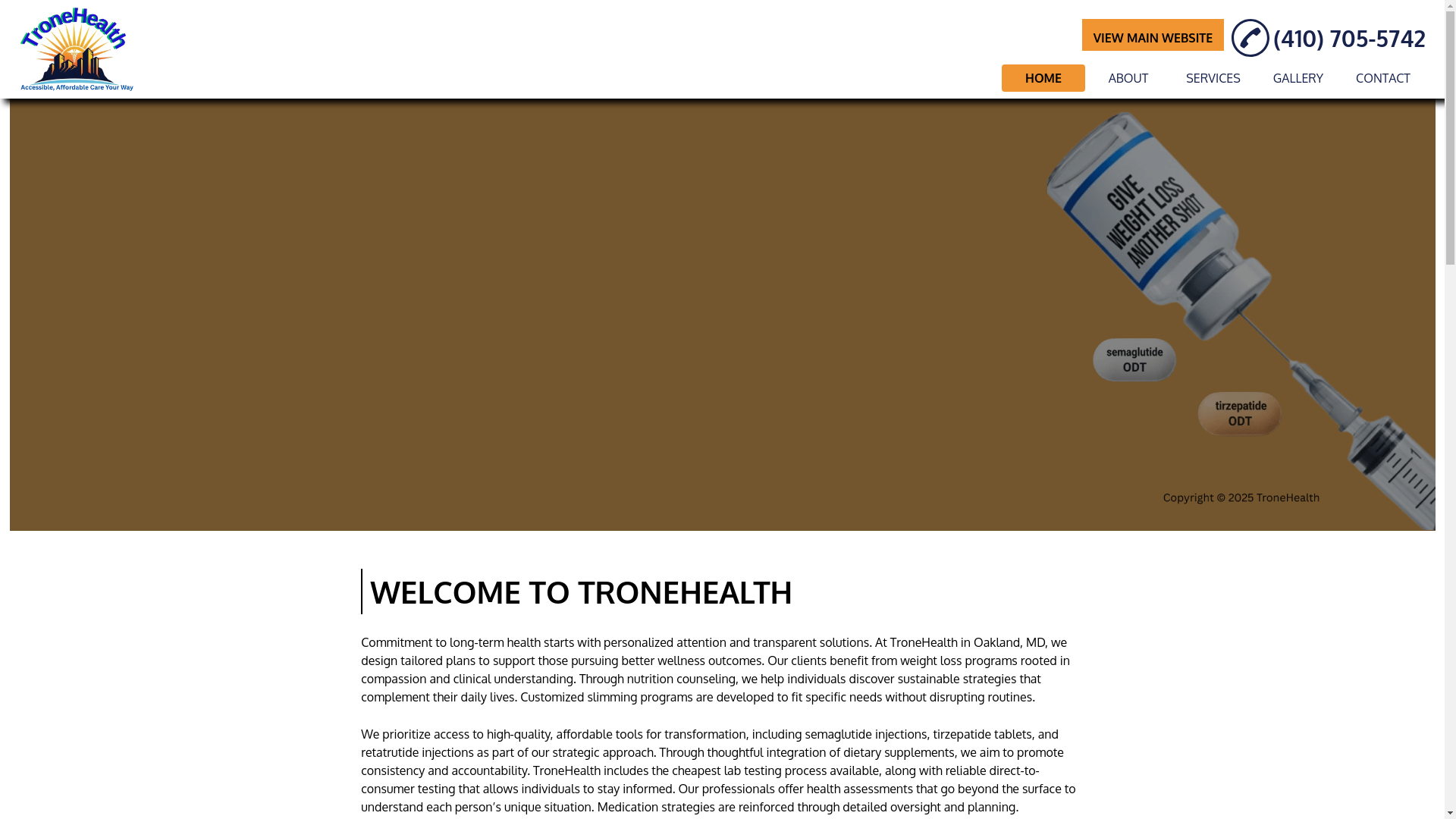 website screenshot of https://weightmanagementoakland.com/