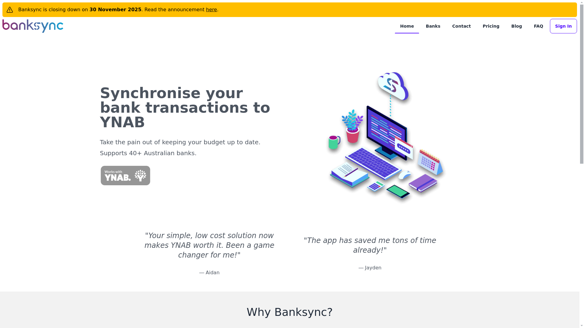 website screenshot of https://bs4ynab-landing.pages.dev/