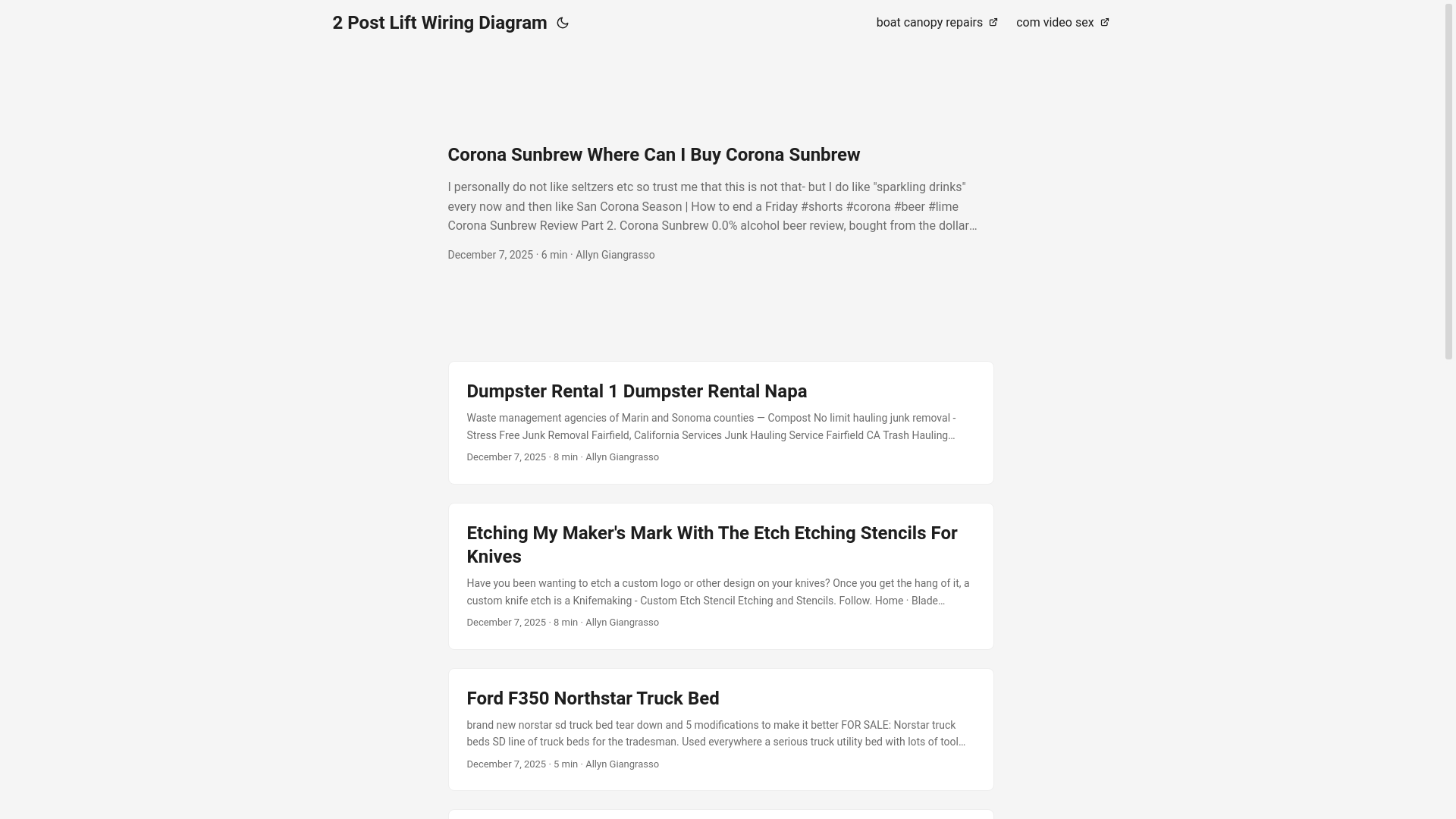 website screenshot of https://2postliftwiringdiagram.pages.dev/