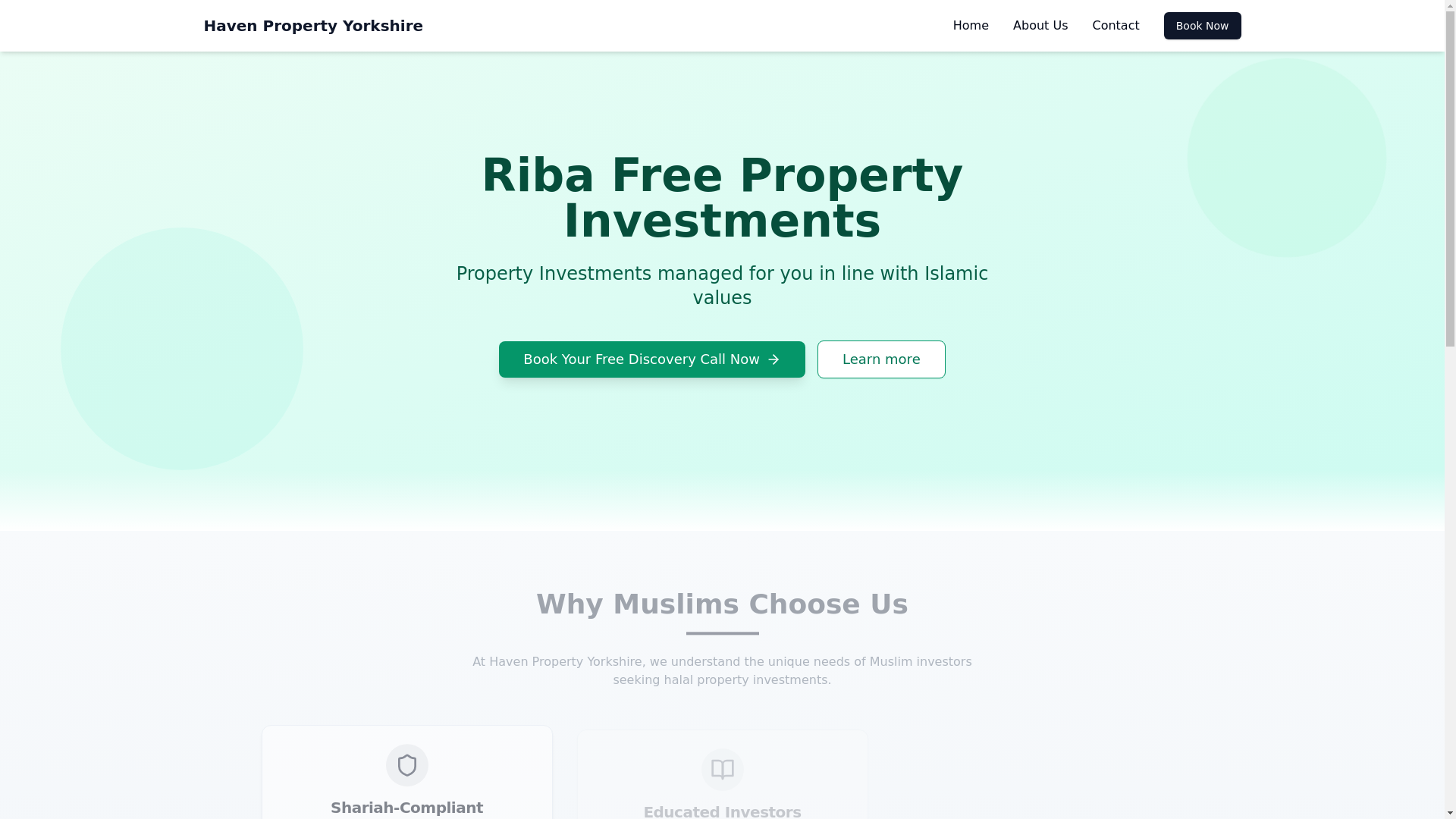 website screenshot of https://havenpropertywebpage.pages.dev/