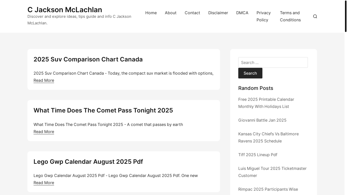 website screenshot of https://cjacksonmclachlan.pages.dev/