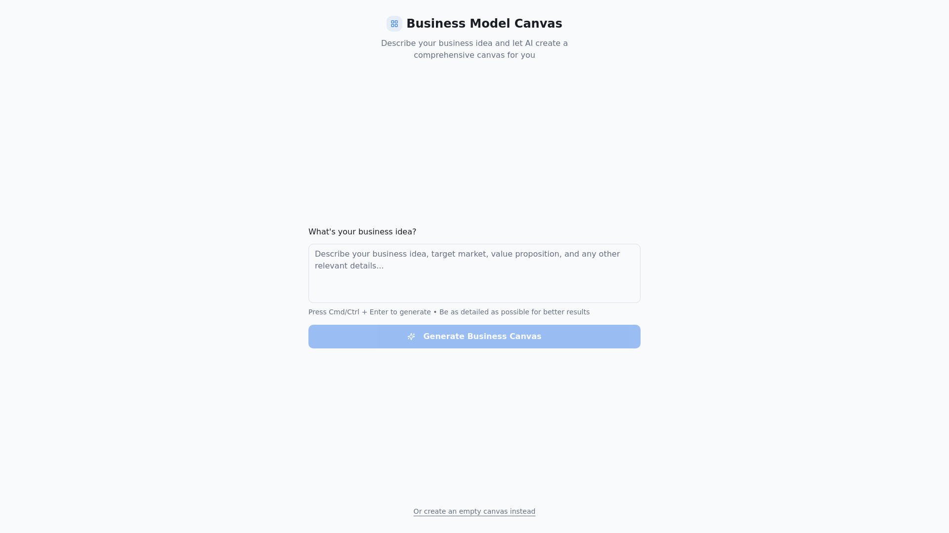 website screenshot of https://the-business-model-canvas.com/