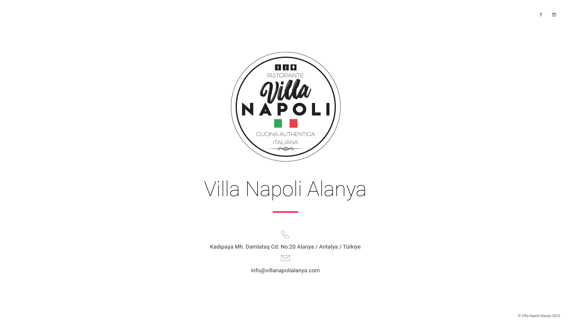 website screenshot of https://villanapoli.com.tr/