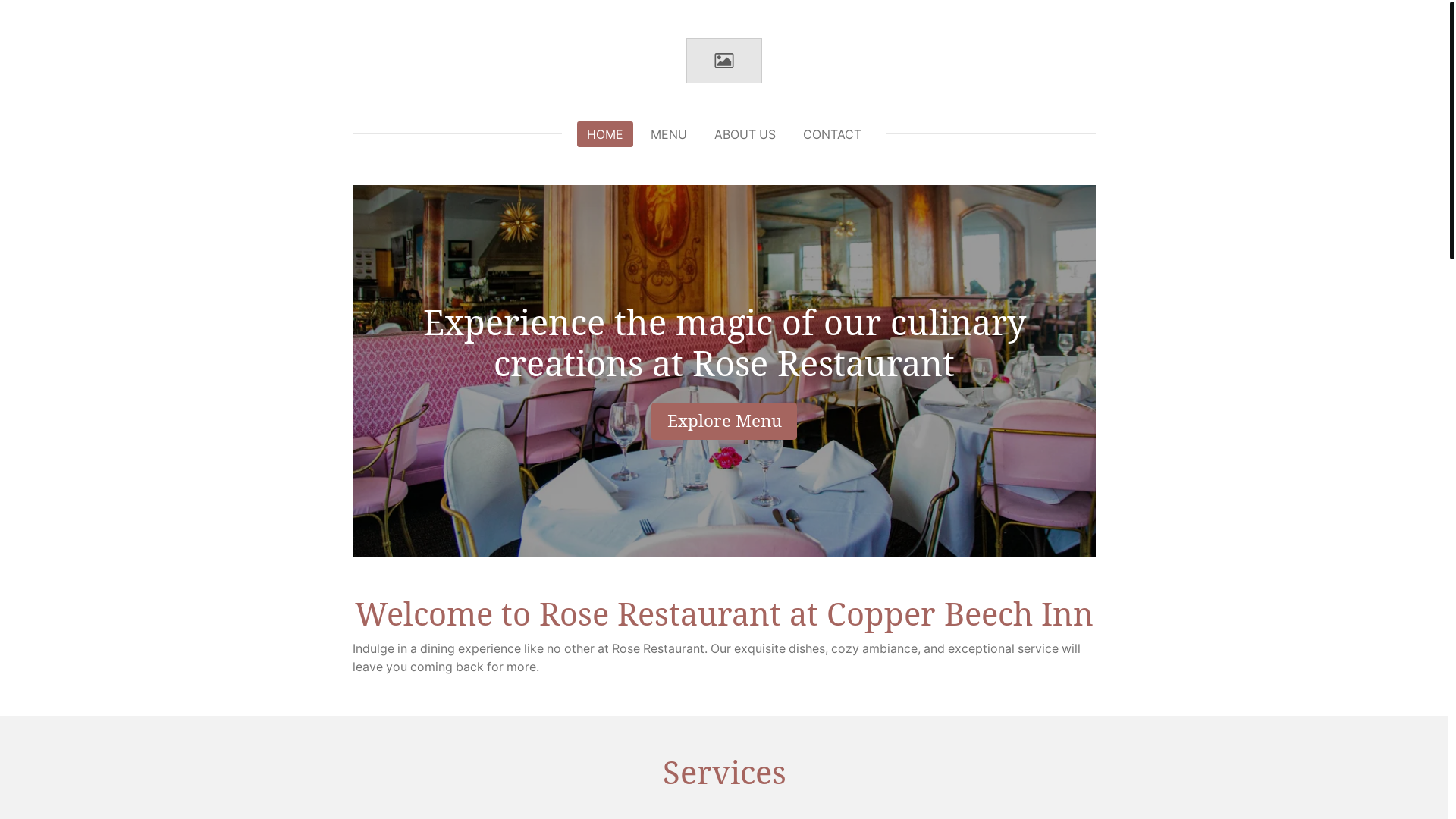 website screenshot of https://rose-copperbeechinn.com/