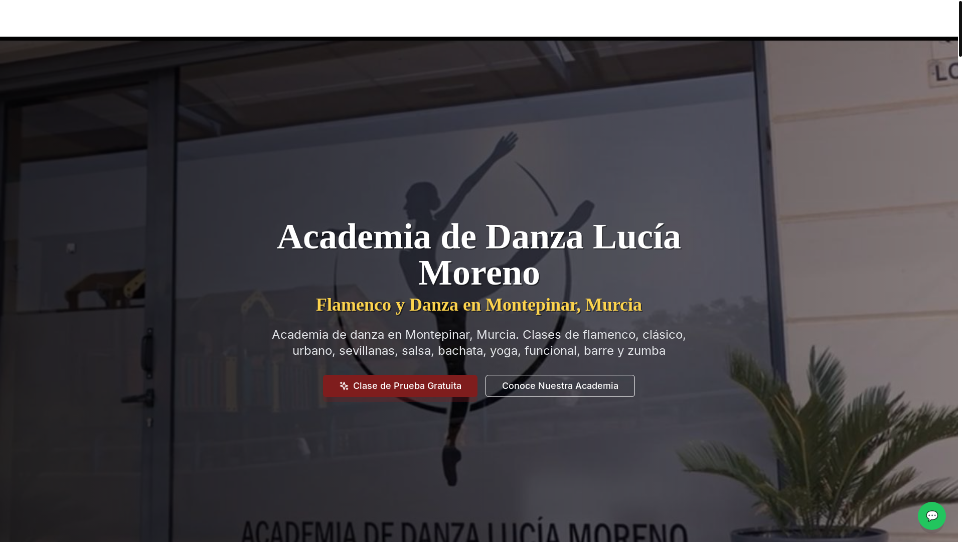 website screenshot of https://academialuciamoreno.com/