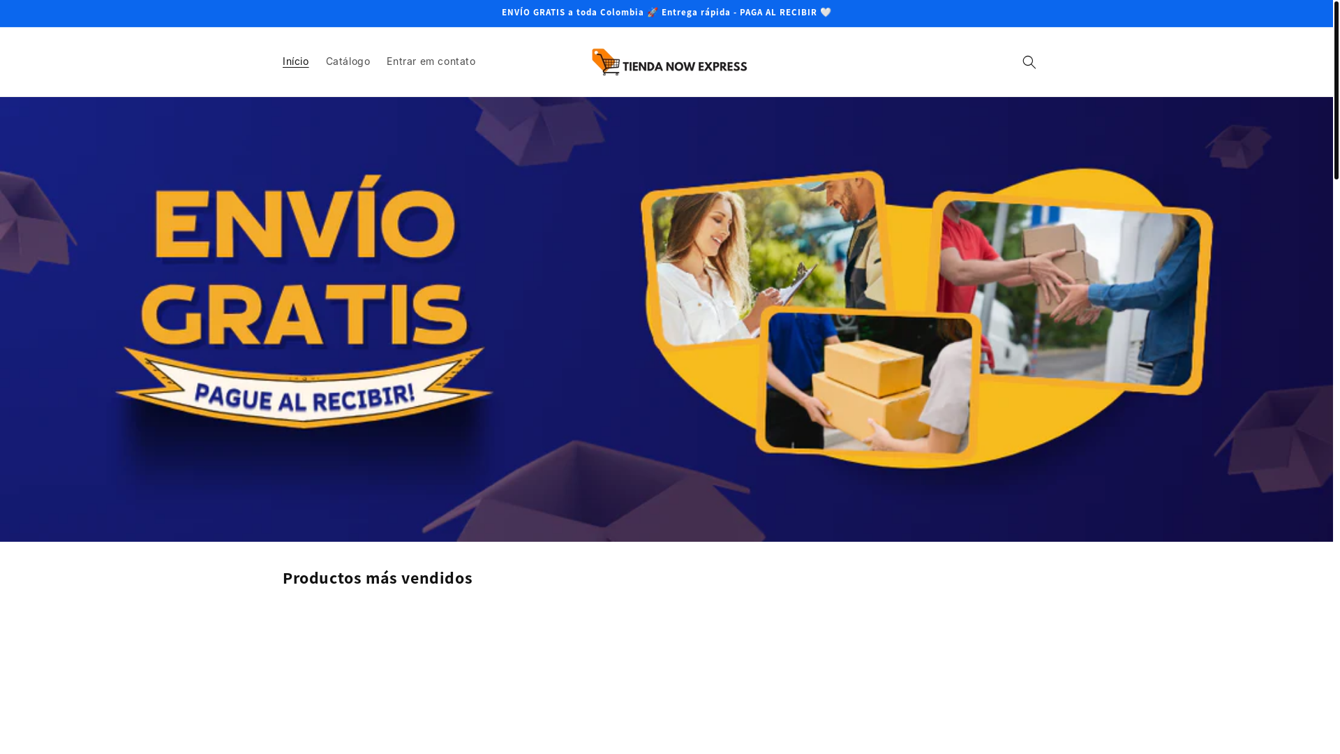 website screenshot of https://tiendanowexpress.com/