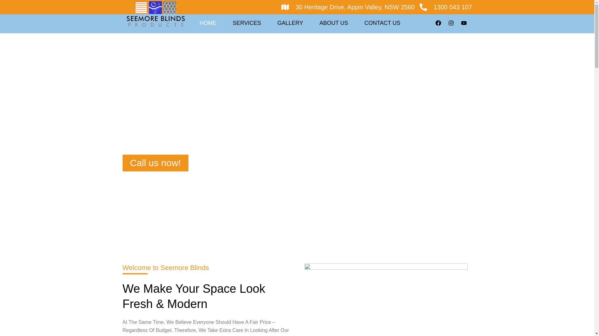 website screenshot of https://seemoreblinds.com.au/