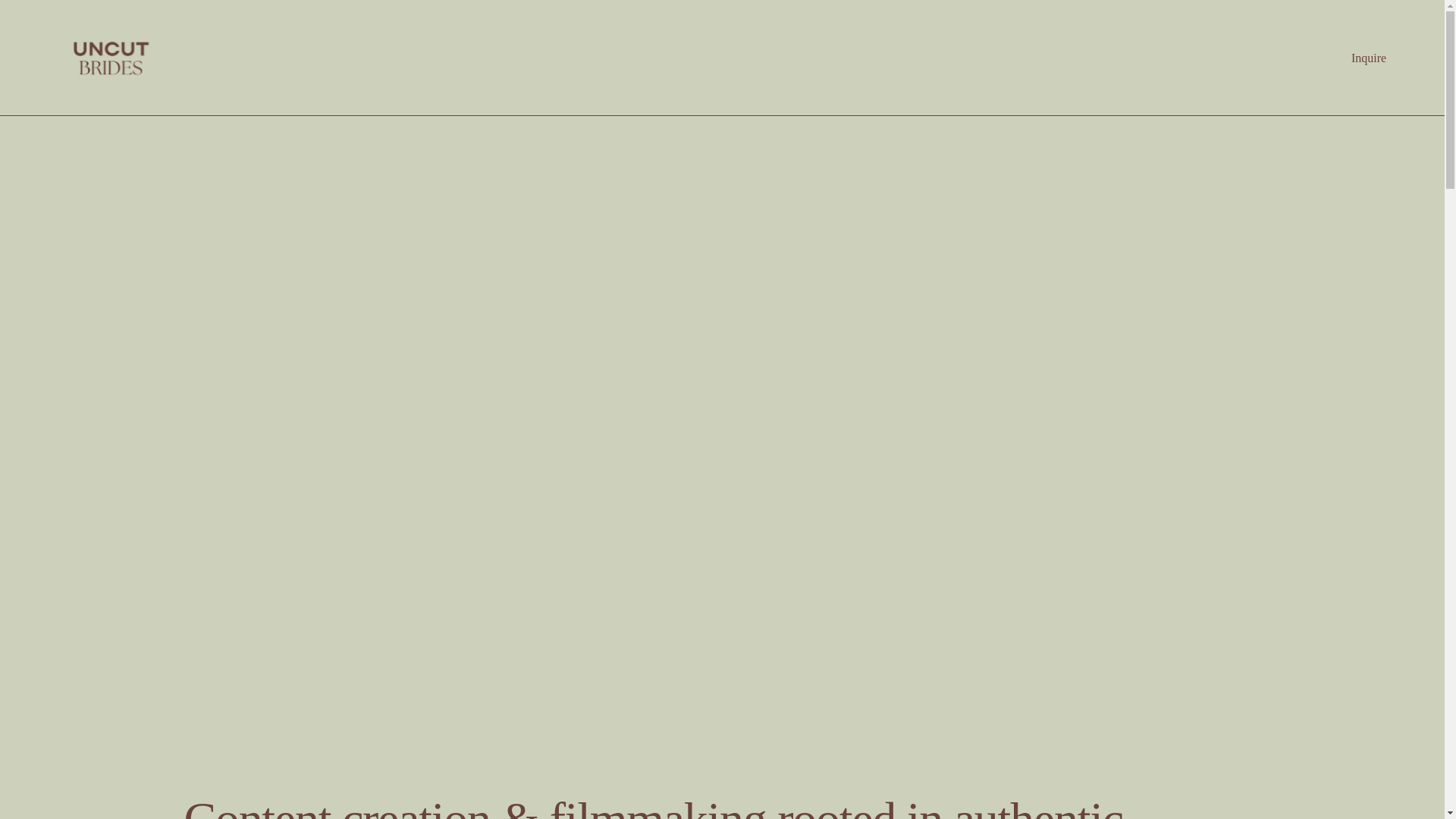 website screenshot of https://uncutbrides.com/