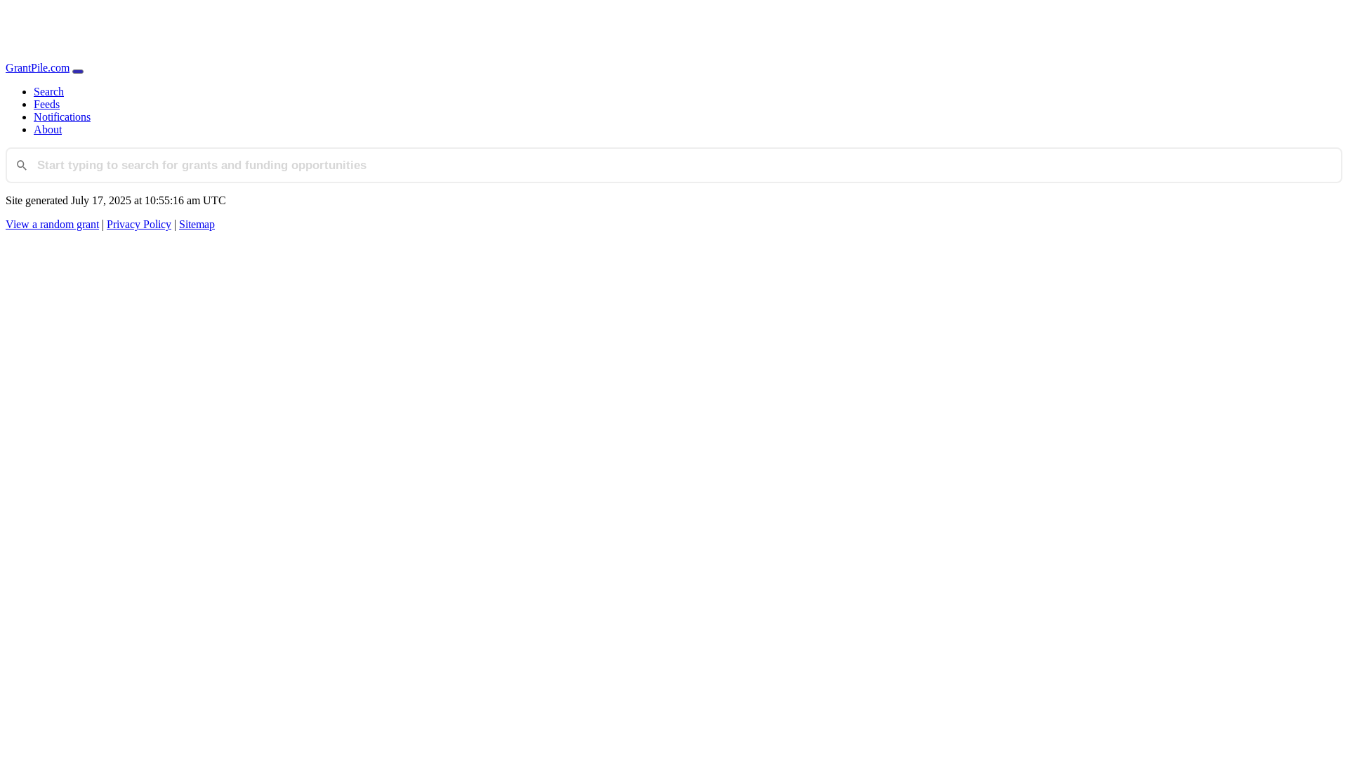 website screenshot of https://grantpile.pages.dev/