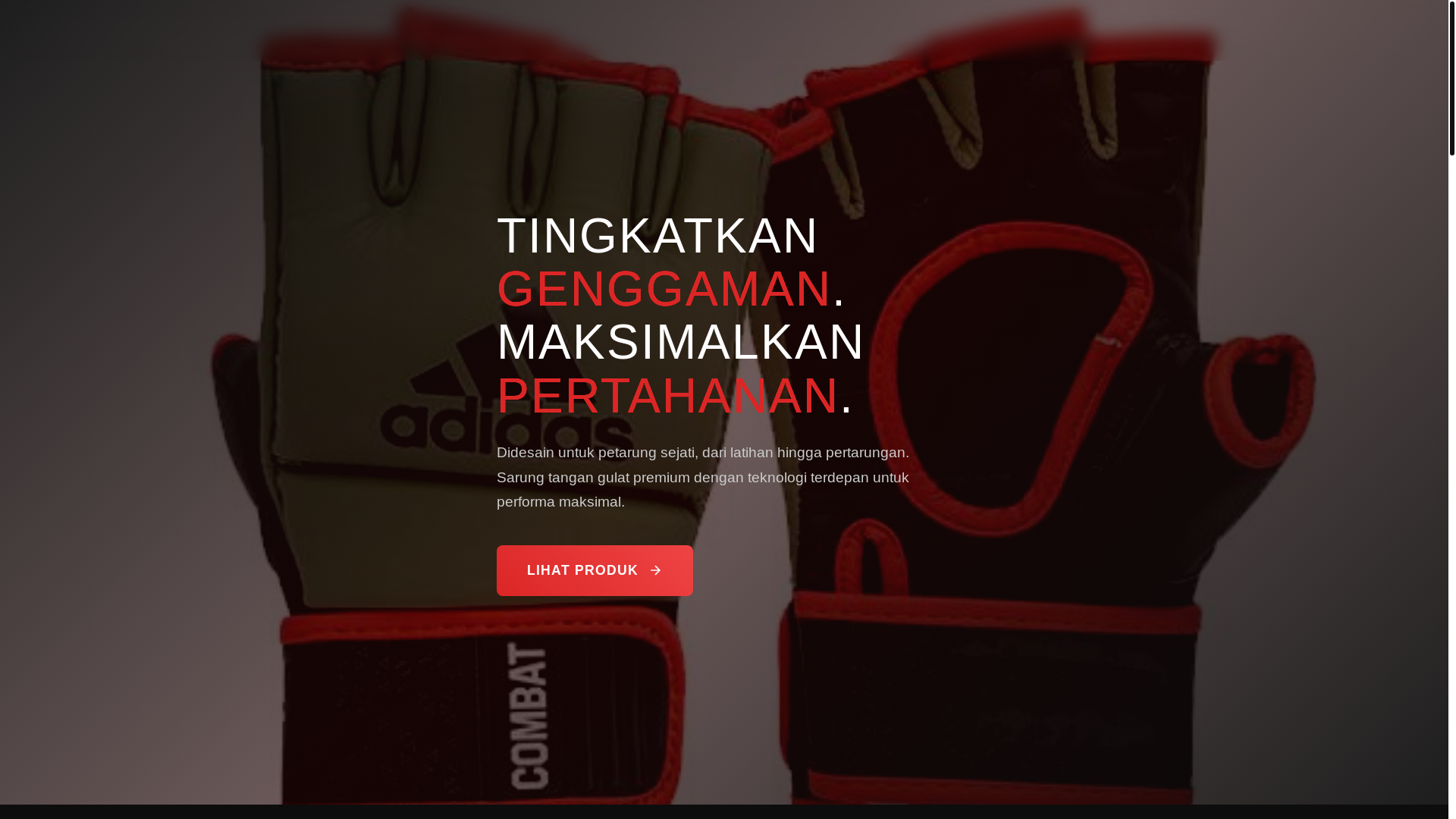 website screenshot of https://sarungtanganbyon.pages.dev/