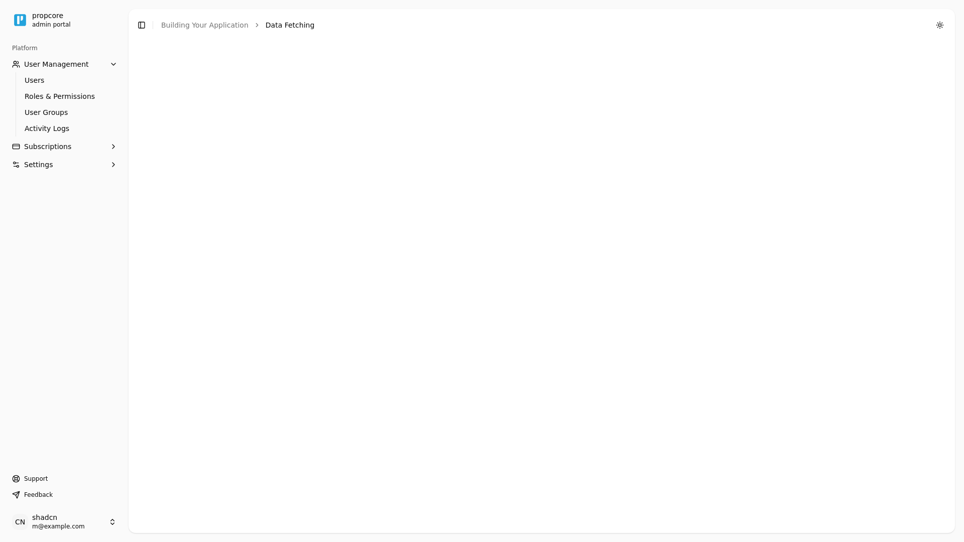 website screenshot of https://pcadmin.pages.dev/