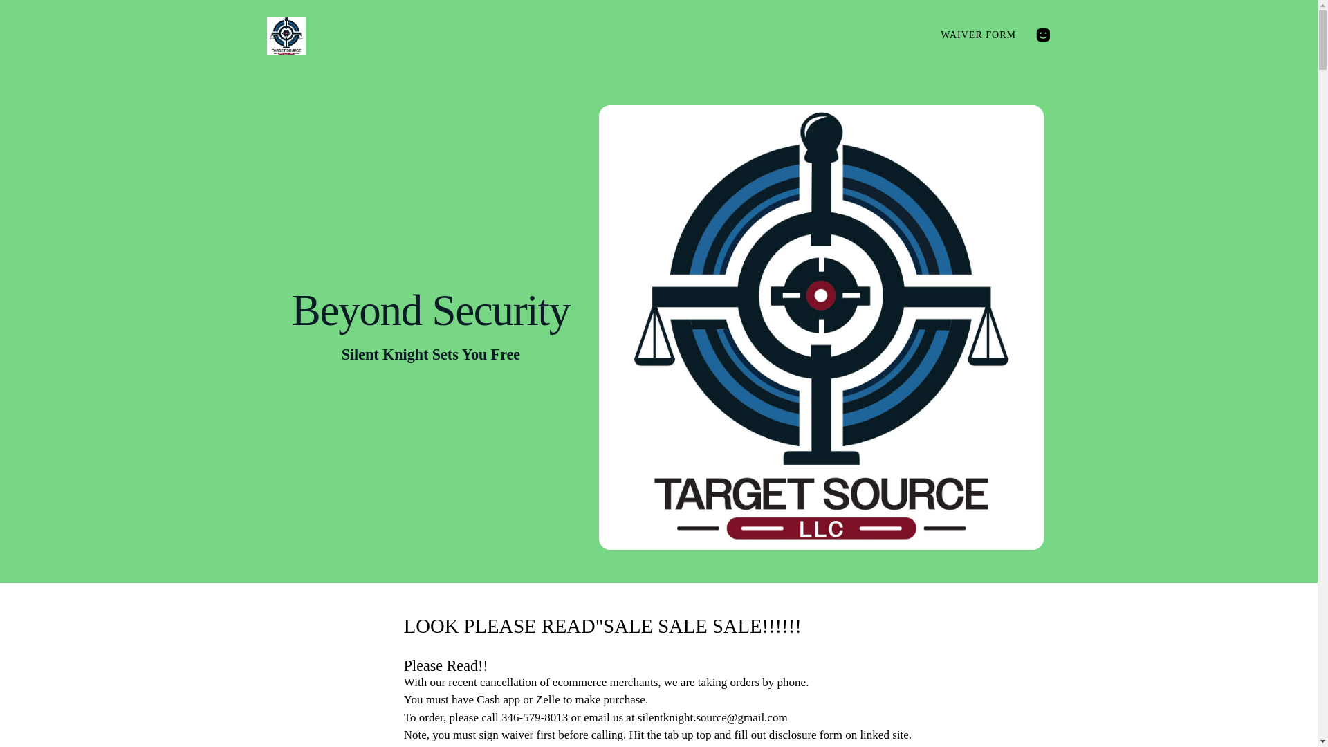 website screenshot of https://www.targetsourcellc.com/
