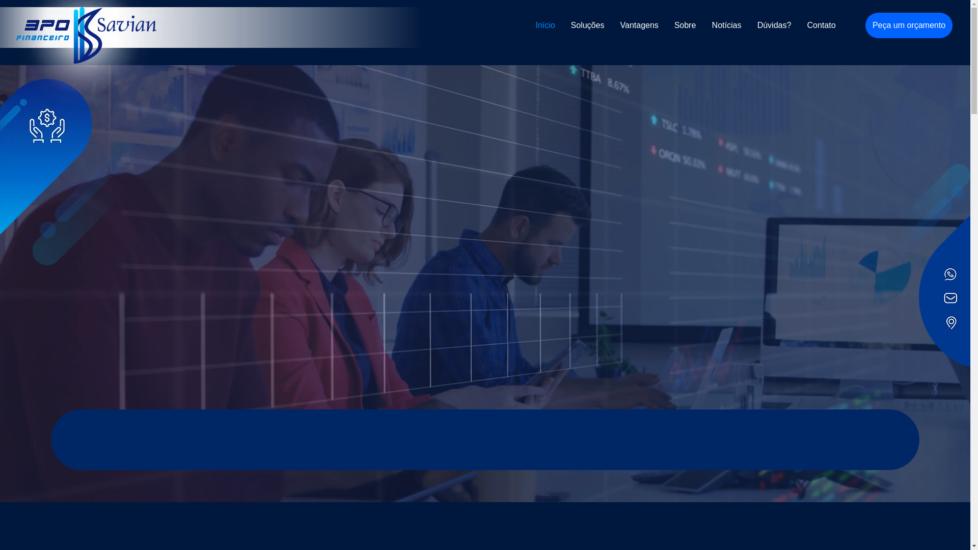 website screenshot of https://bposavian.com.br/