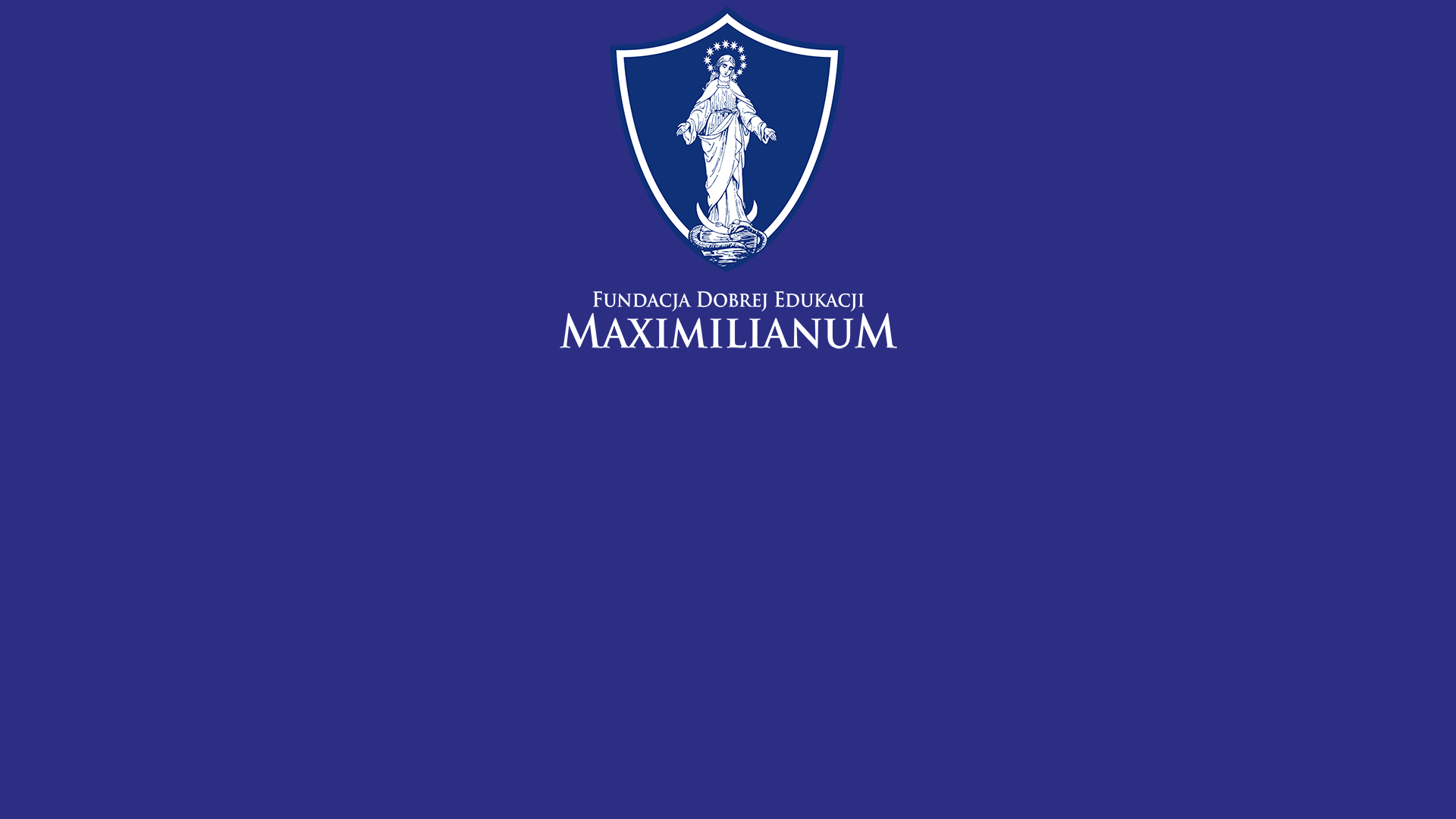 website screenshot of https://fundacjamaximilianum.pl/