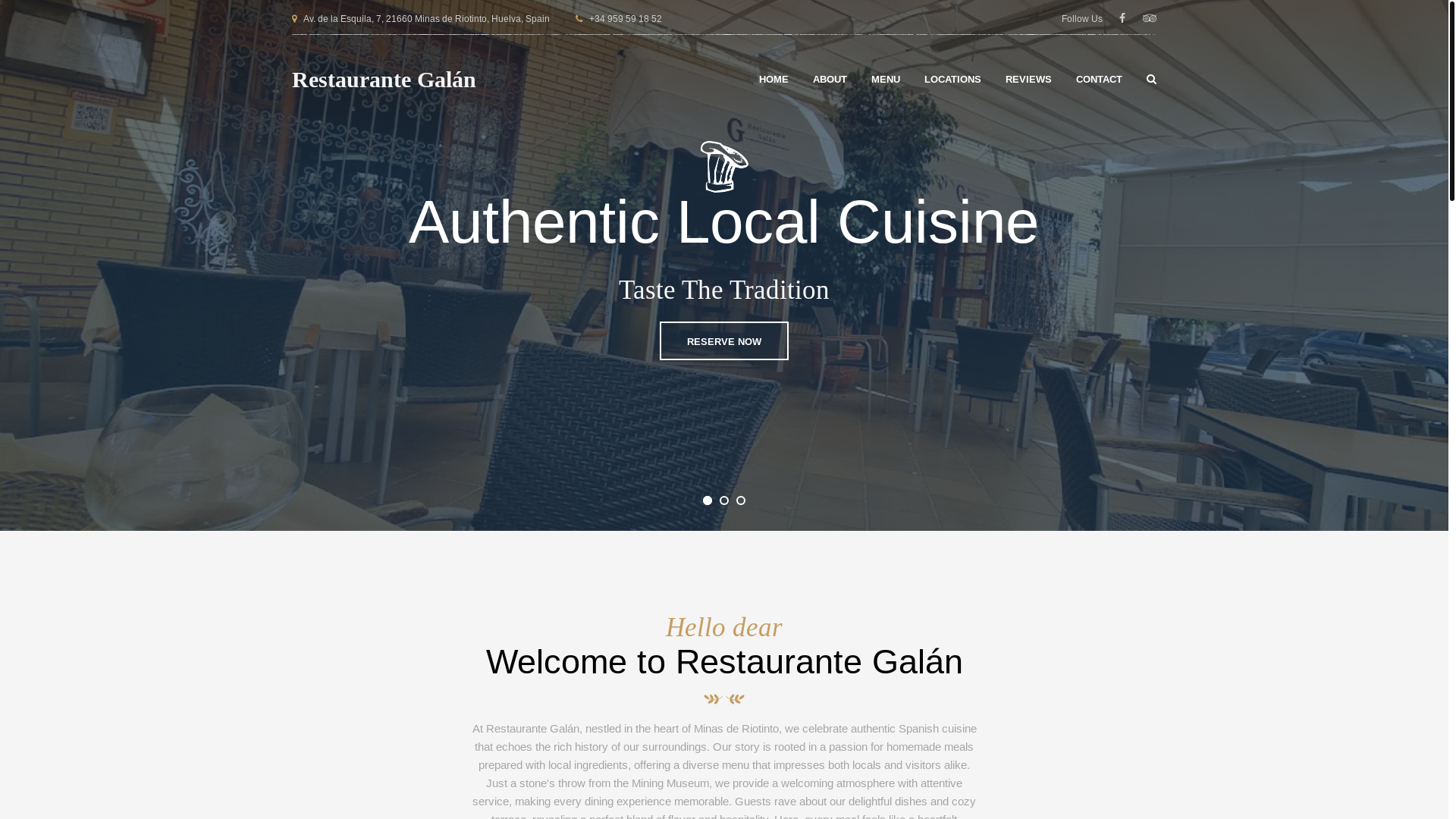 website screenshot of https://restaurantegalan.shop/