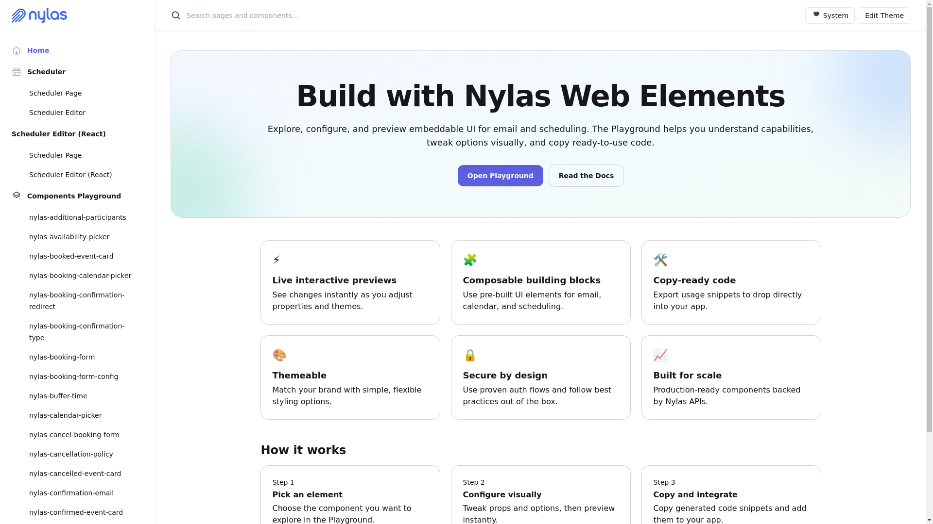 website screenshot of https://elements-playground.pages.dev/