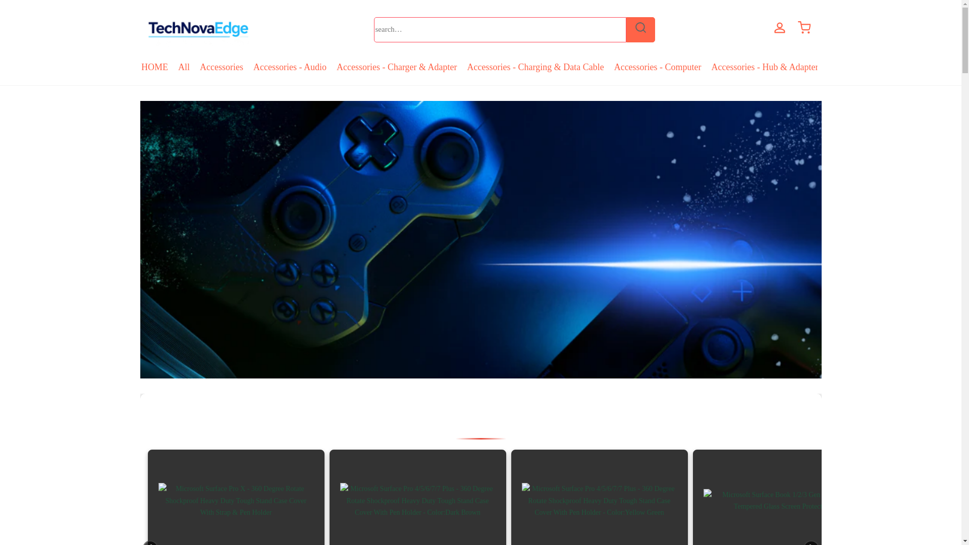 website screenshot of https://technovaedgebrand.com/