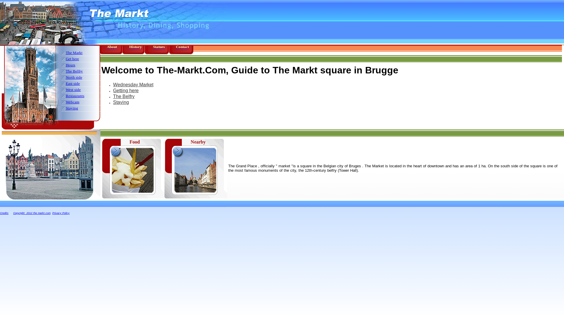 website screenshot of https://the-markt-com.pages.dev/
