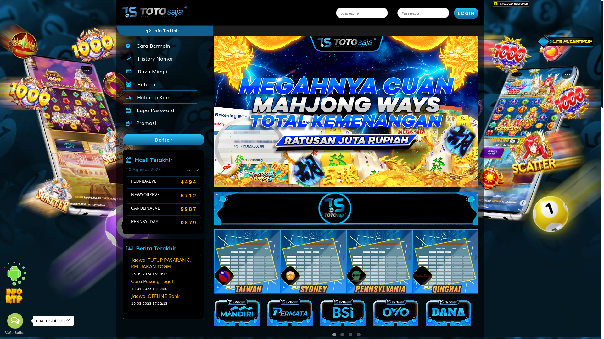 website screenshot of https://bajaklautts.fit/