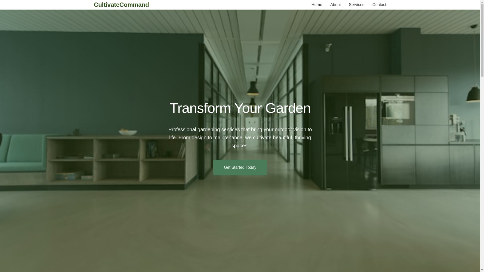 website screenshot of https://cultivatecommand.qpon/