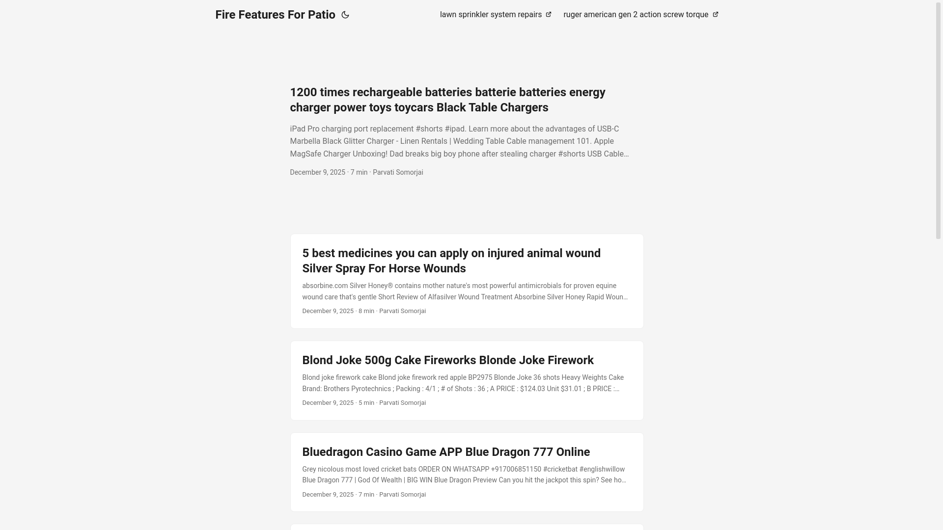website screenshot of https://firefeaturesforpatio.pages.dev/