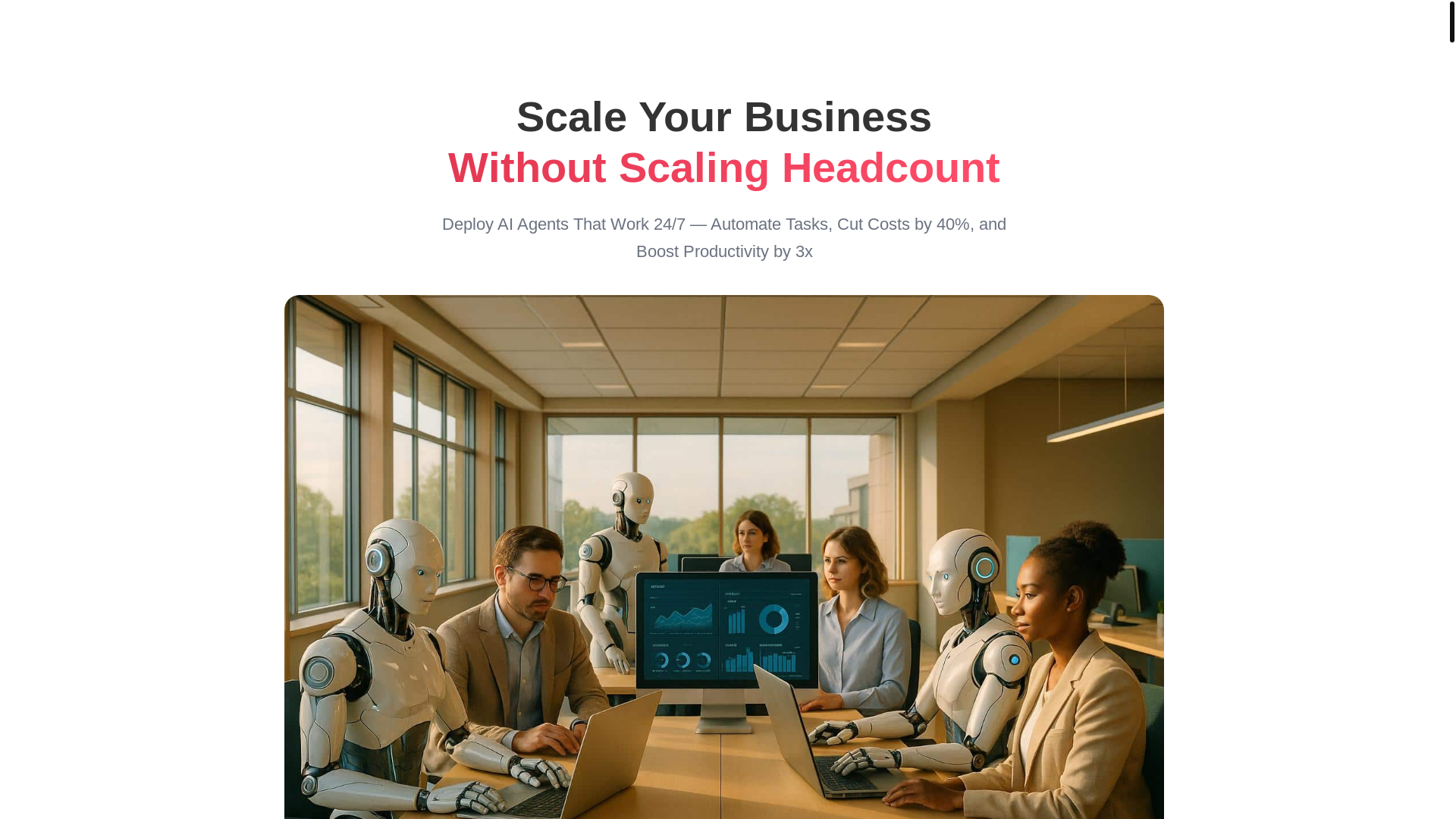 website screenshot of https://ai-agentic-intelligence-provider.pages.dev/