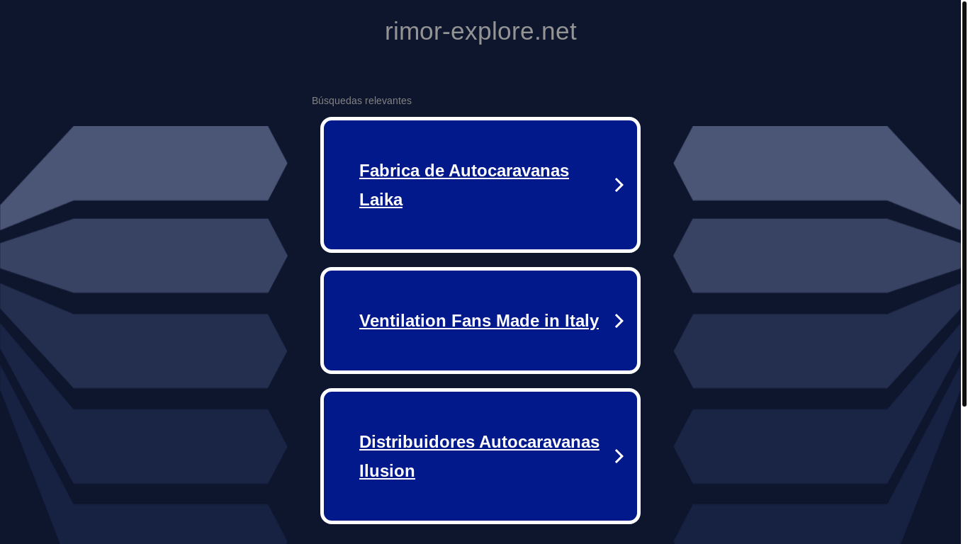 website screenshot of https://rimor-explore.net/