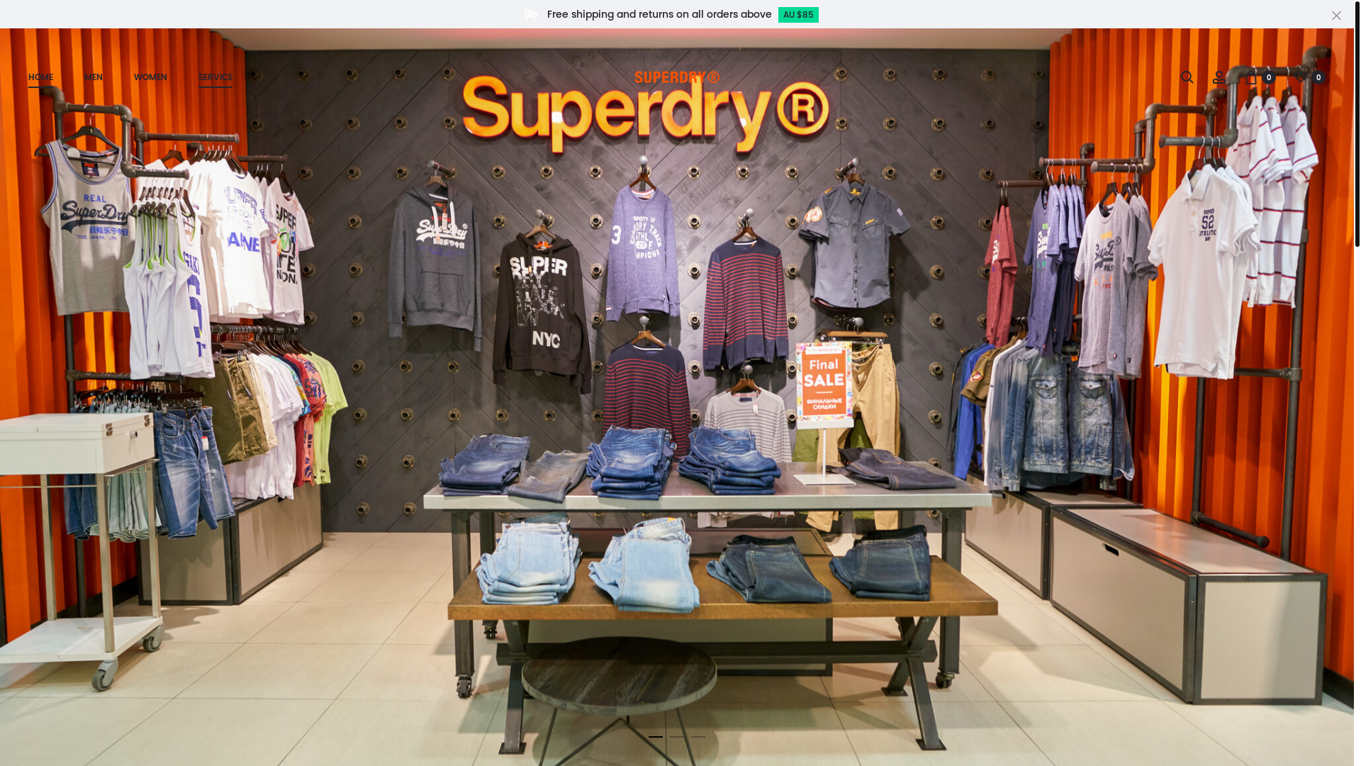 website screenshot of https://www.superdryaustralia.com/