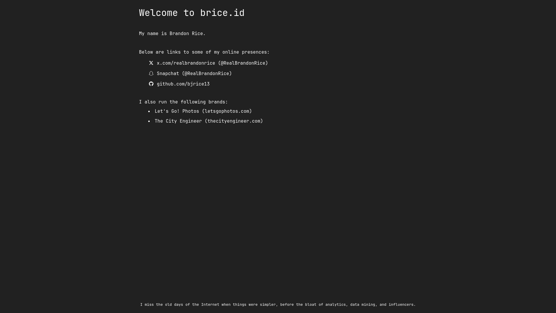 website screenshot of https://brice-id.pages.dev/