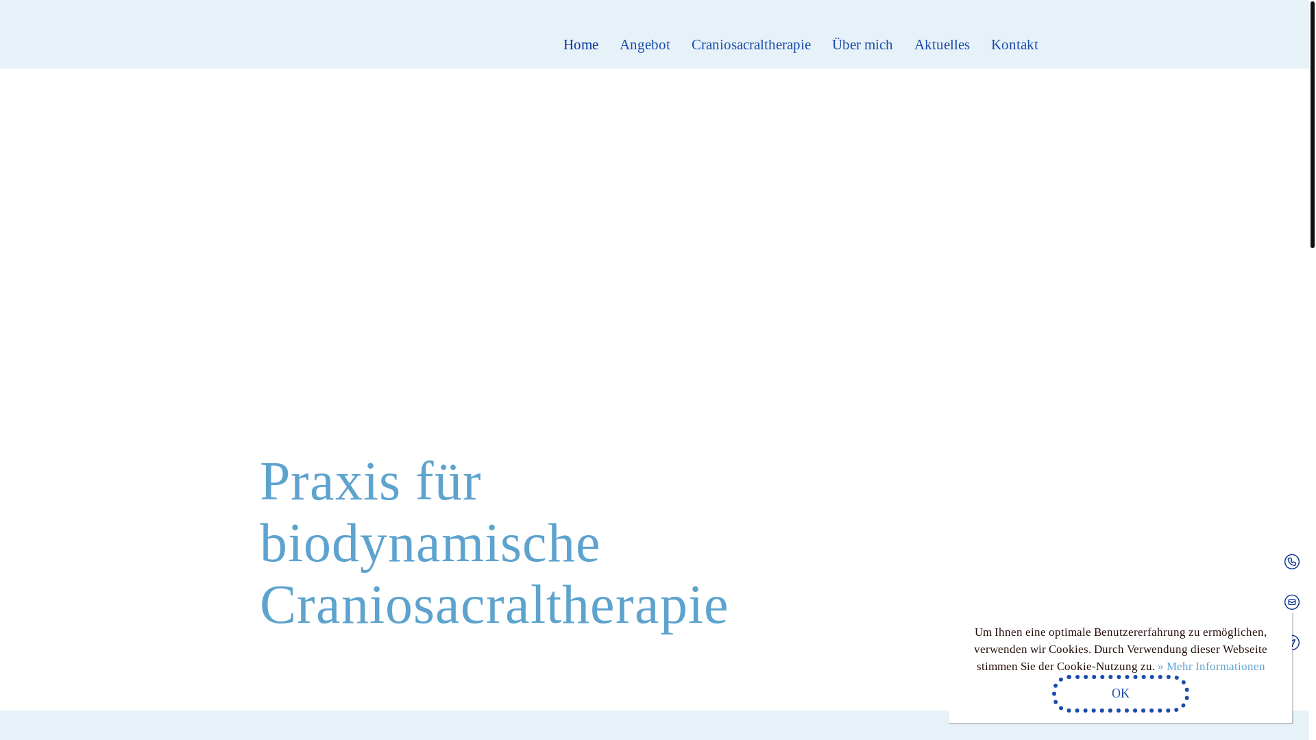 website screenshot of https://cranio-limacher.ch/