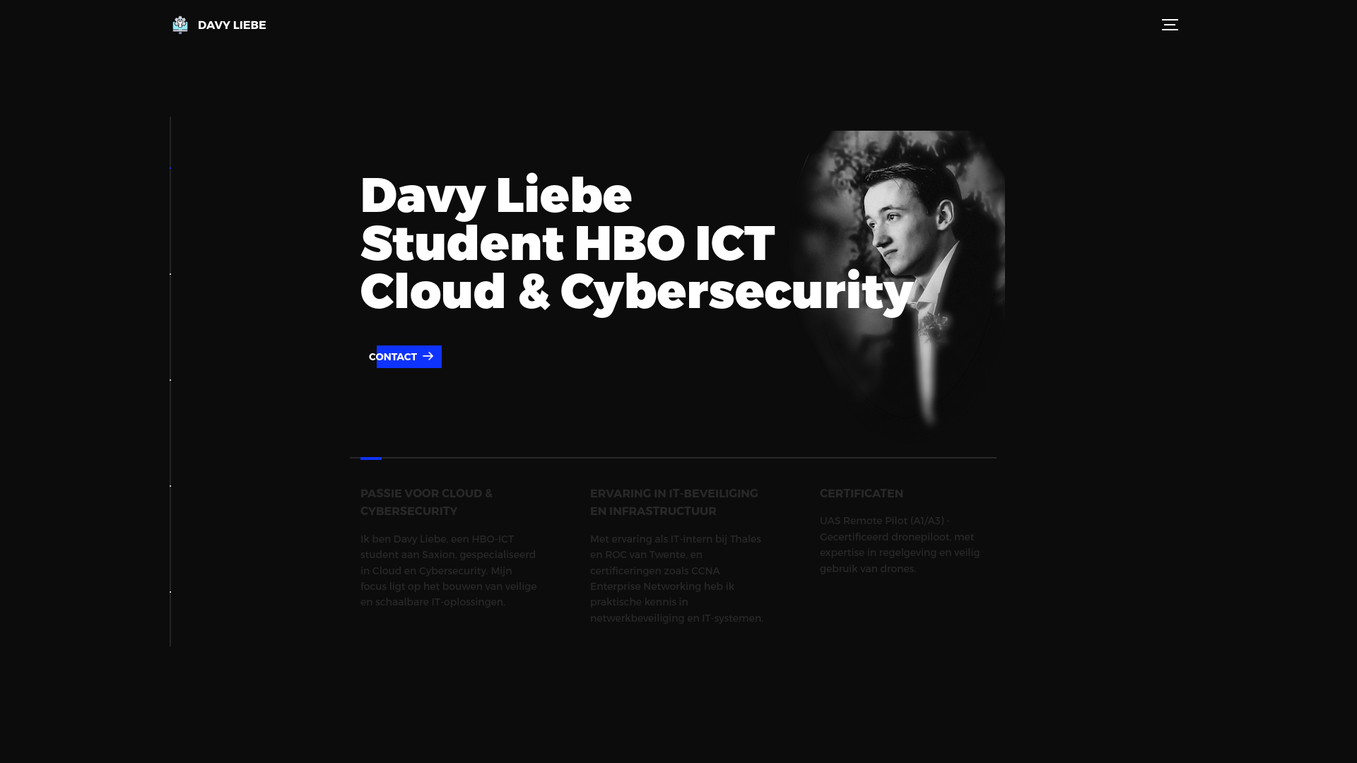 website screenshot of https://davyliebe.pages.dev/