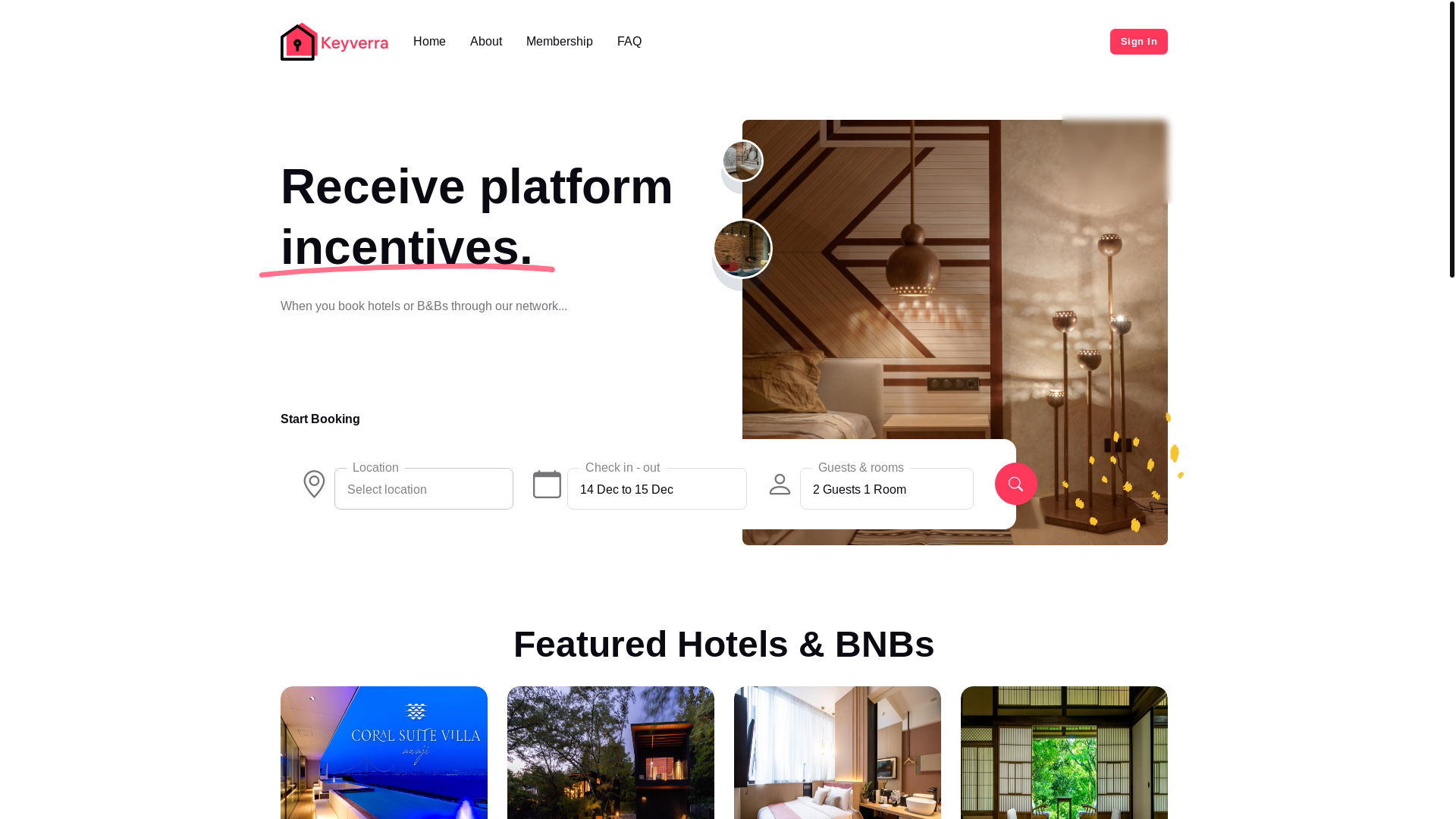 website screenshot of https://keyverra.co/