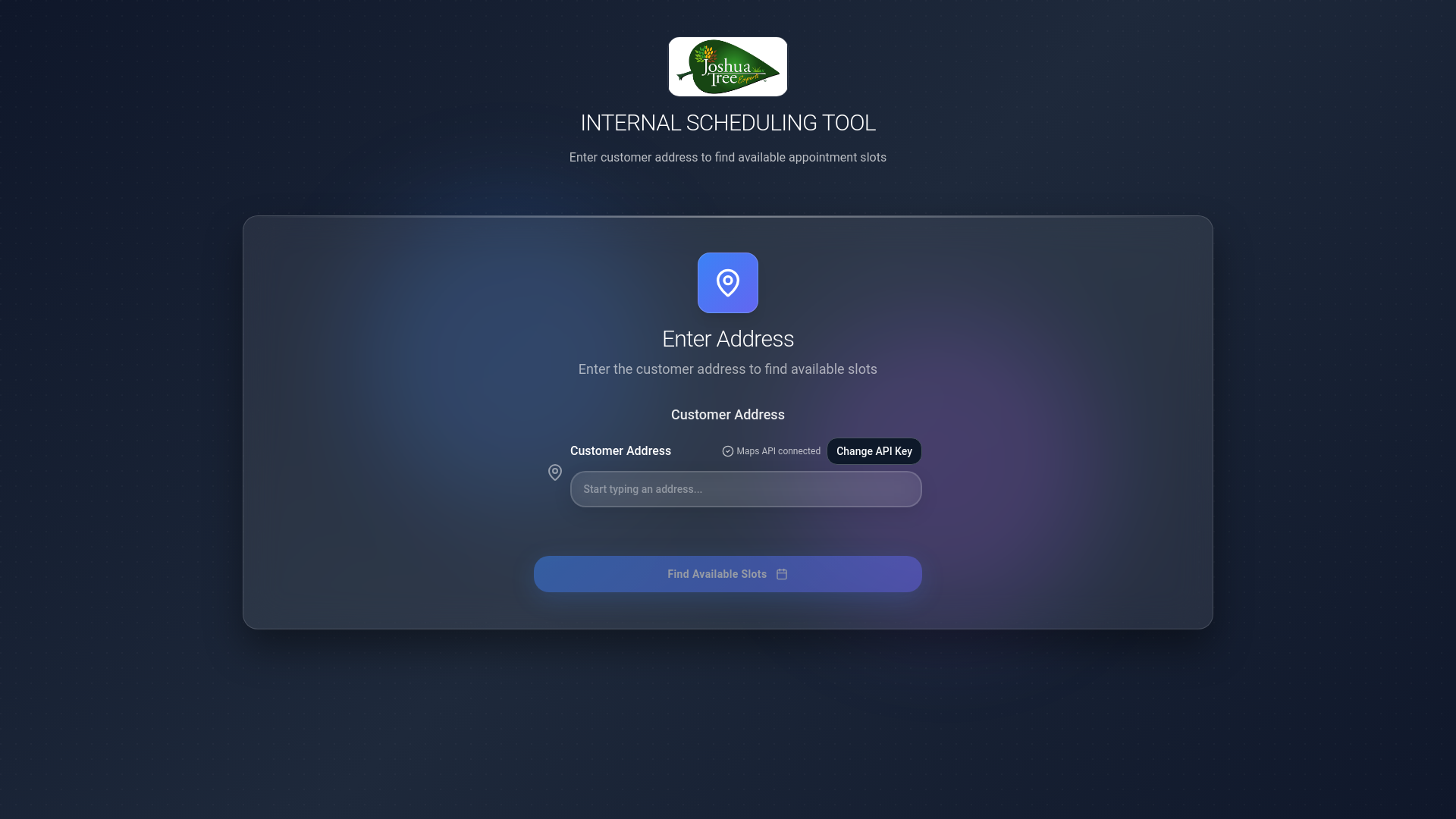website screenshot of https://joshuatreeexperts.app/