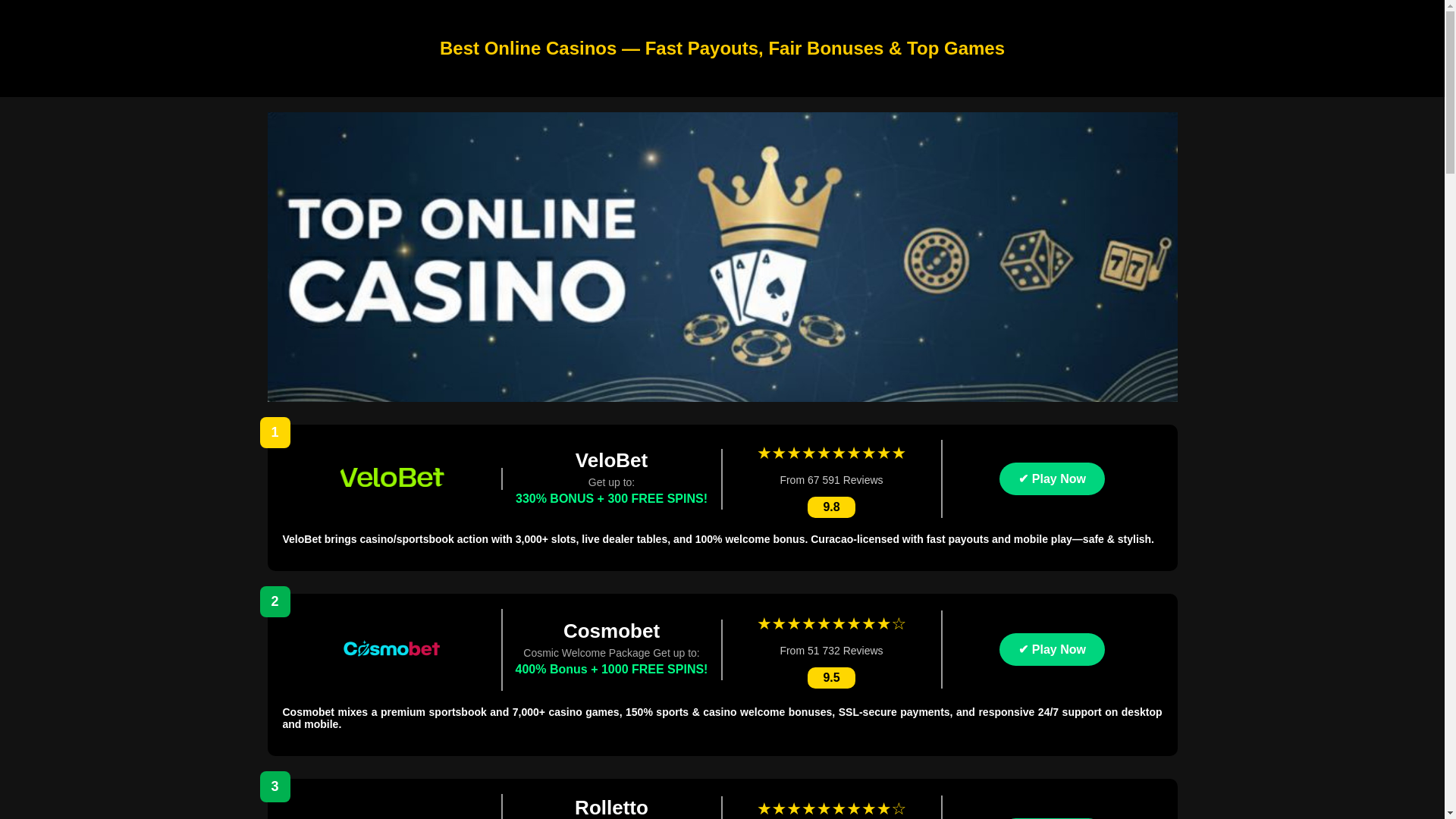 website screenshot of https://slotreviewcentral.site/