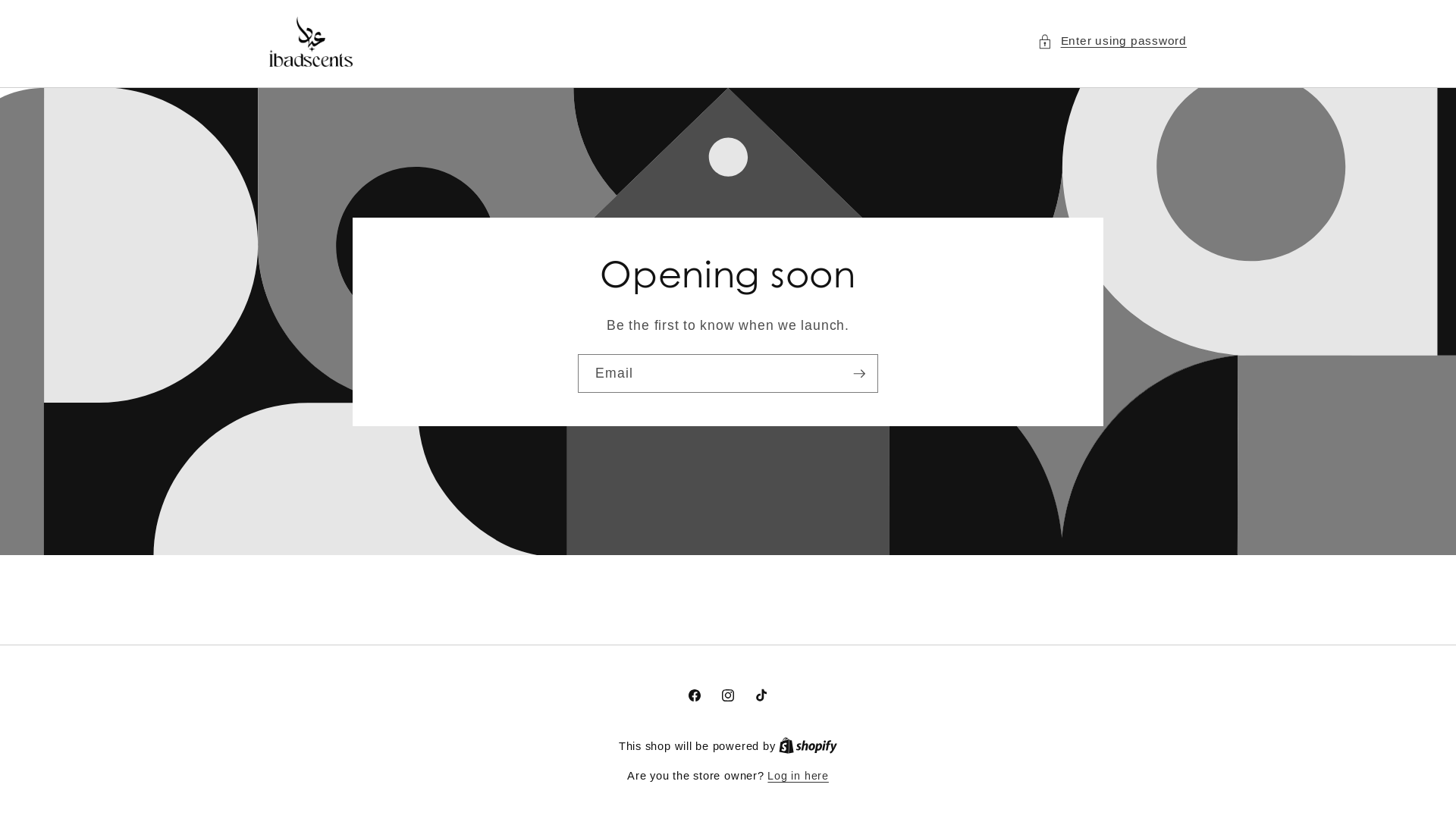 website screenshot of https://ibadscents.com.pk/