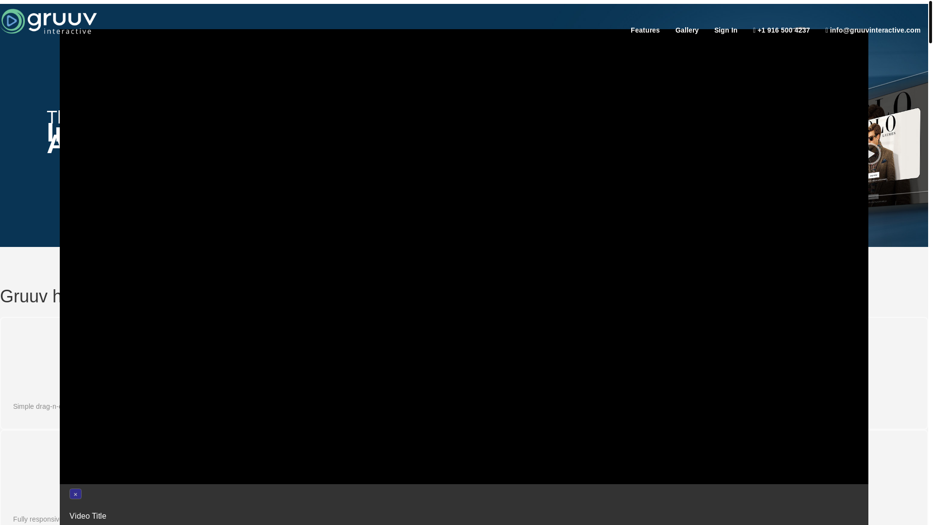 website screenshot of https://trygruuvinteractive.co/