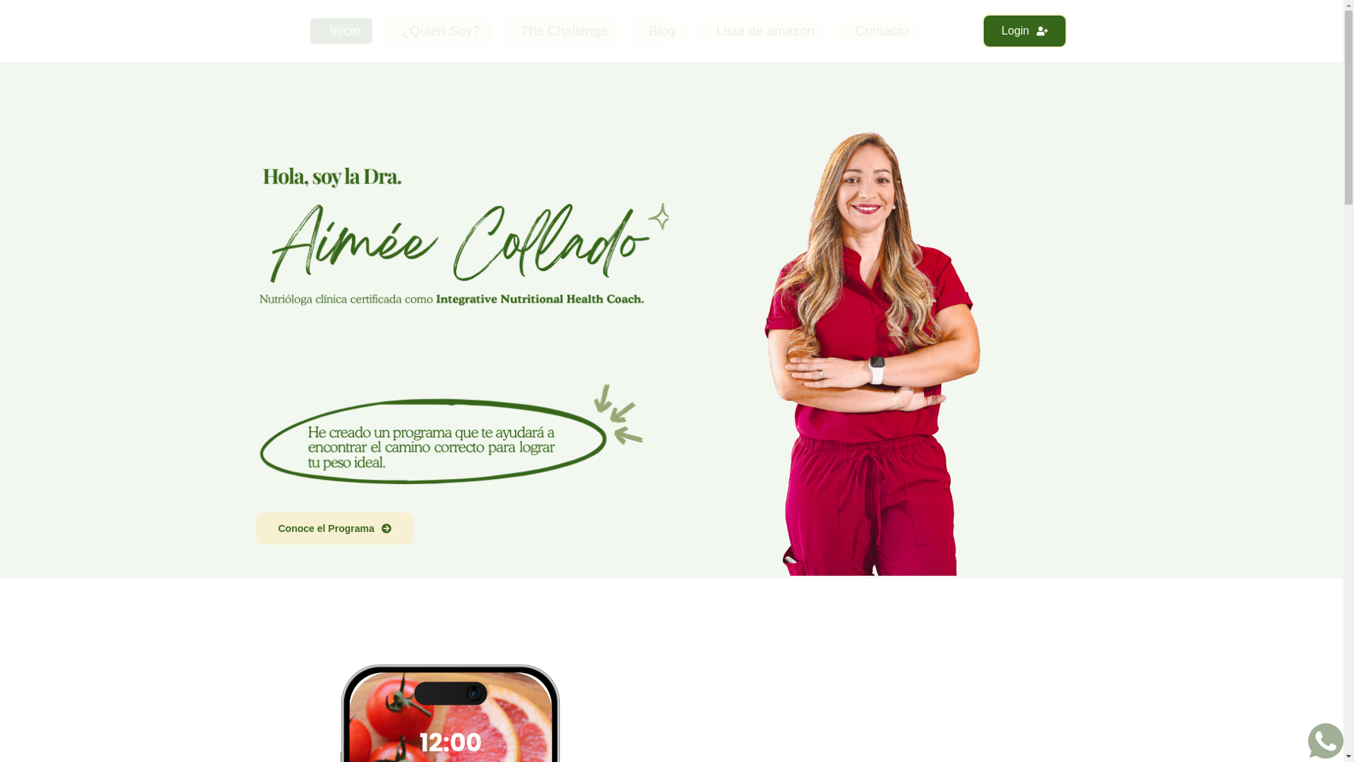 website screenshot of https://draaimeecollado.com/