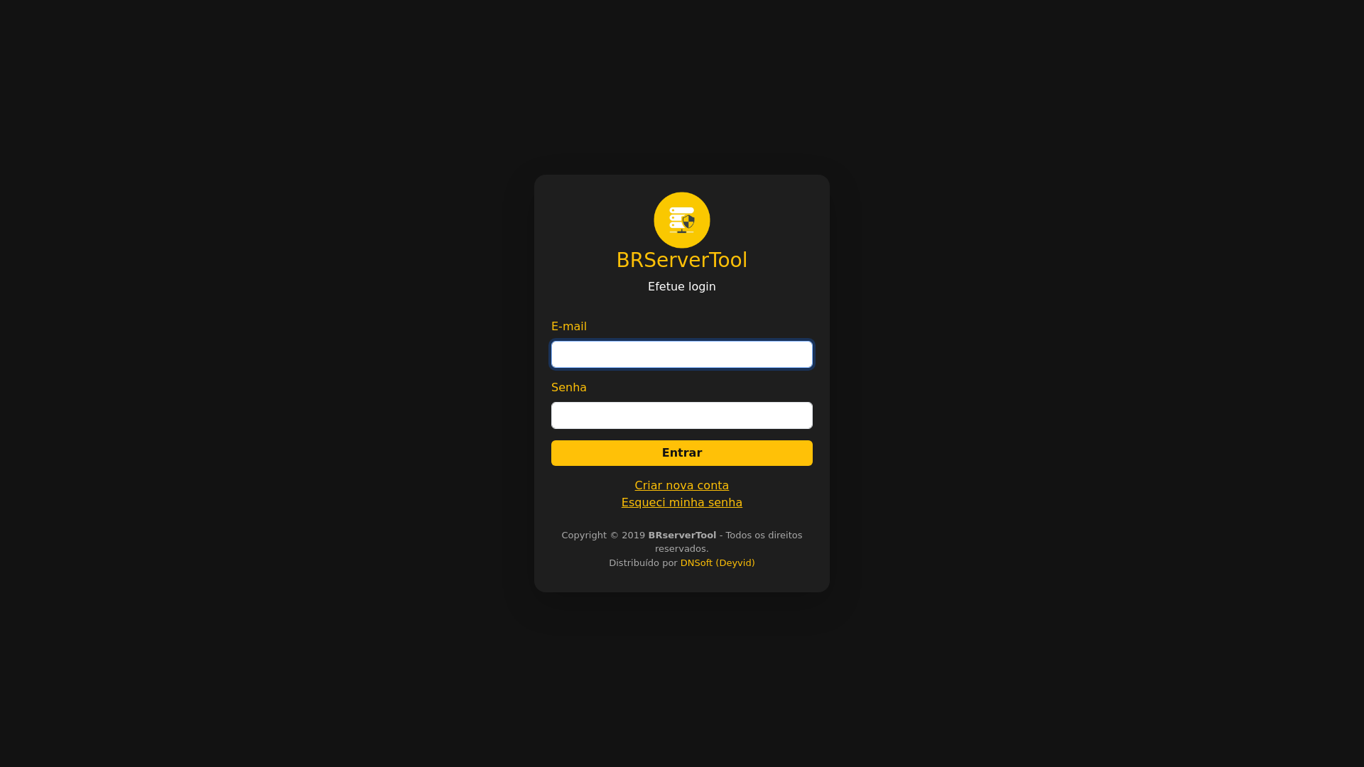 website screenshot of https://brservertool.com/