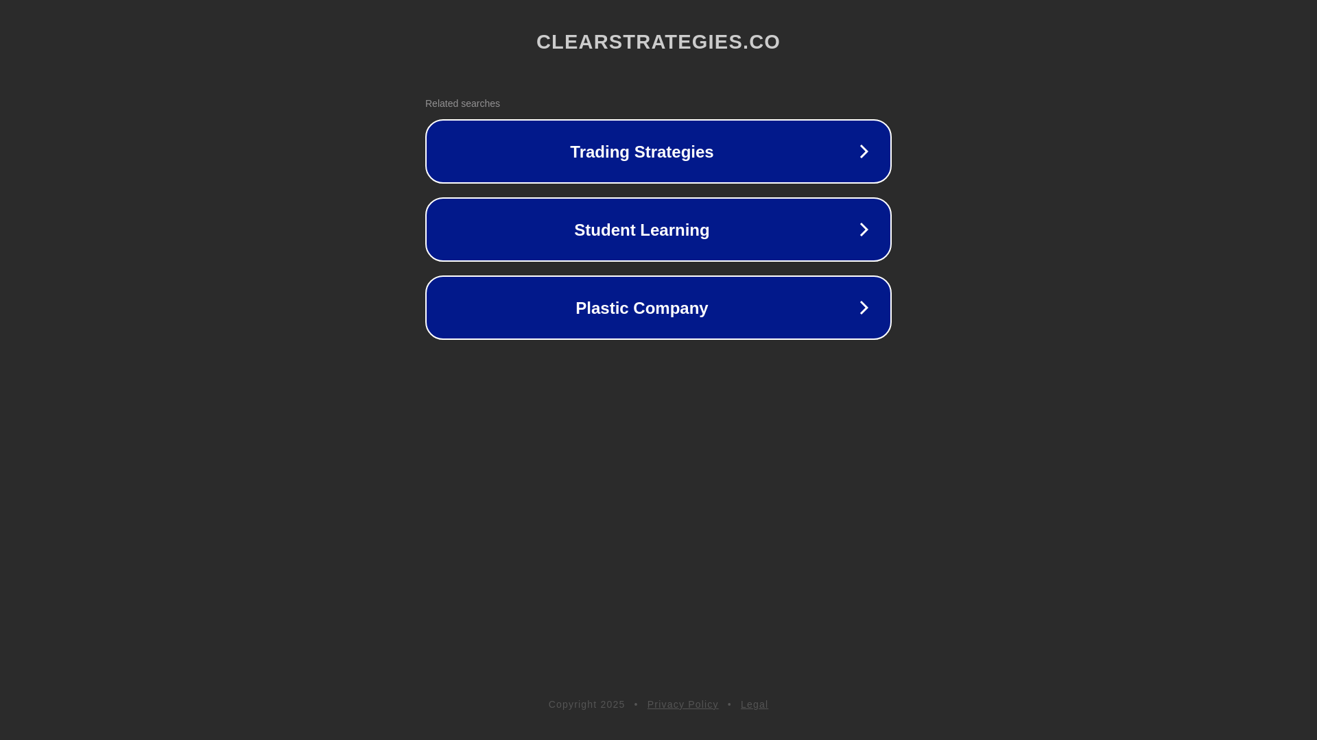 website screenshot of https://clearstrategies.co/