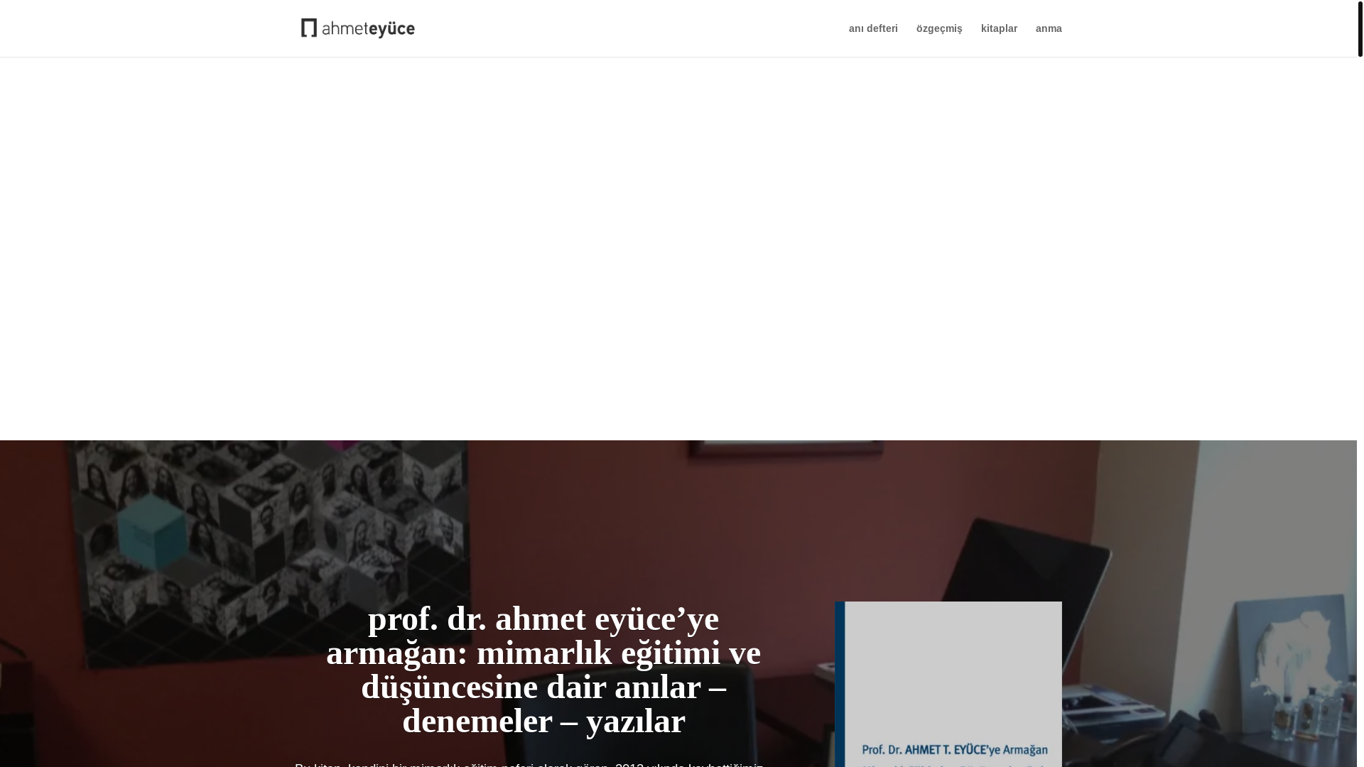 website screenshot of https://ahmeteyuce.com.tr/