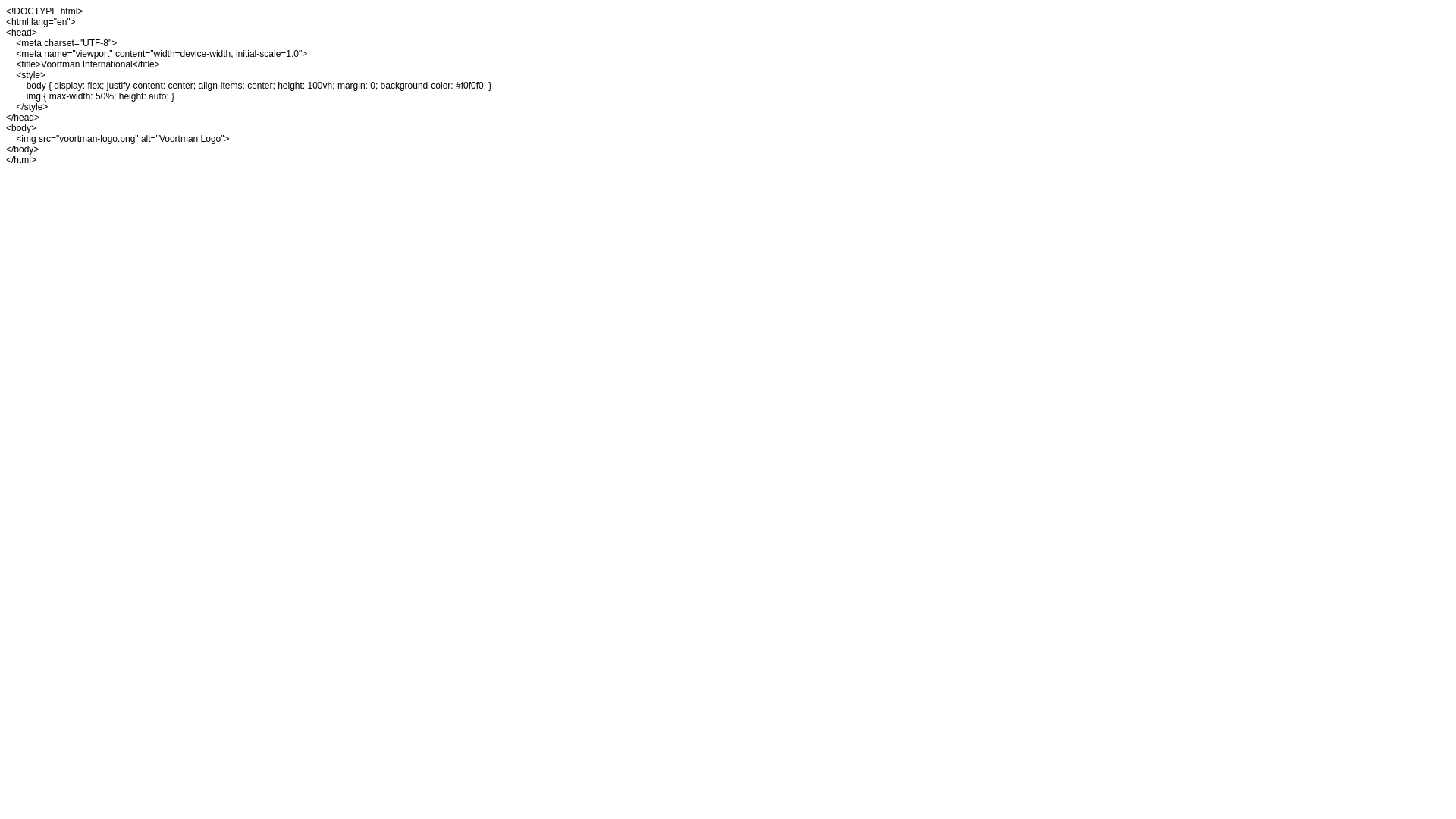 website screenshot of https://voortman-landing-page.pages.dev/