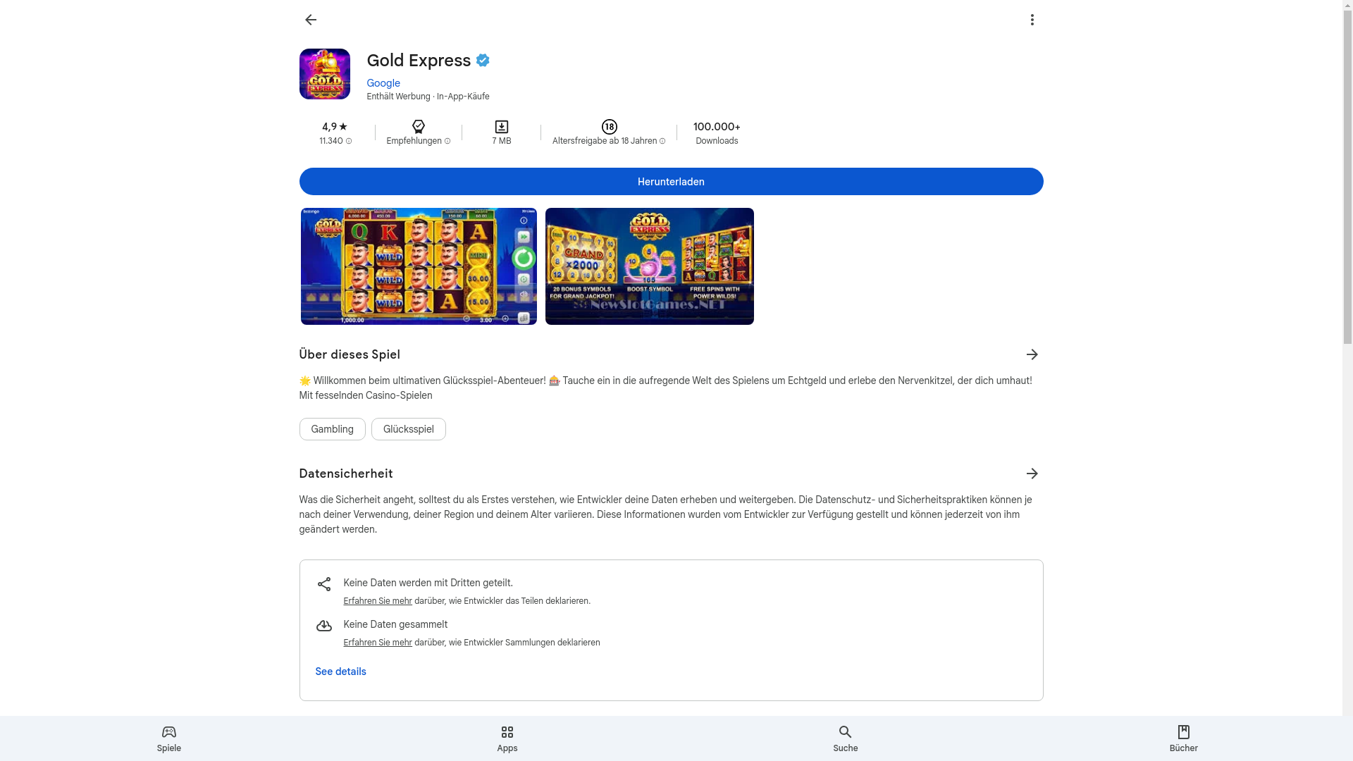 website screenshot of https://goldentrainnew.com/