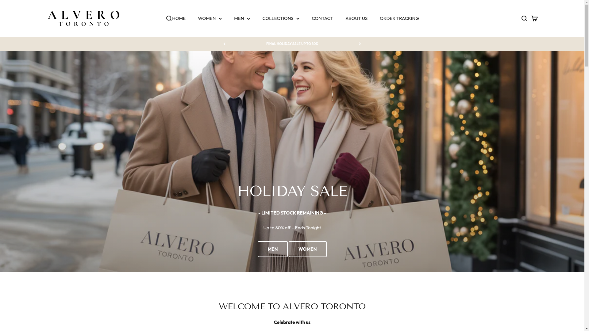 website screenshot of https://alvero-toronto.com/