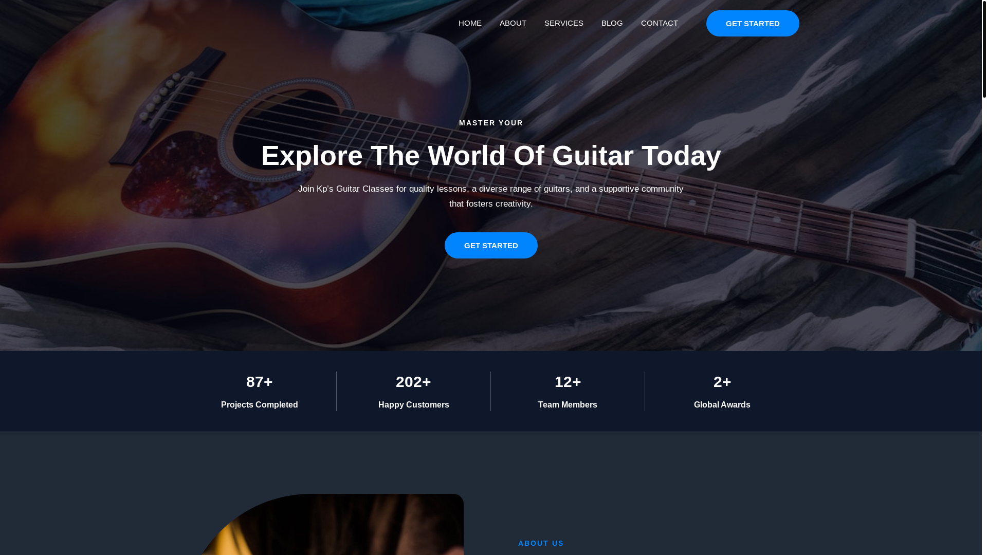 website screenshot of https://kavanpmusic.top/