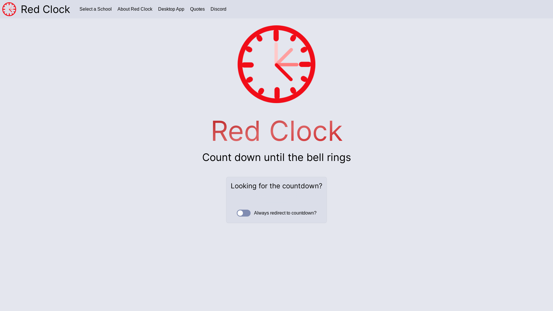 website screenshot of https://redclock-fun.pages.dev/