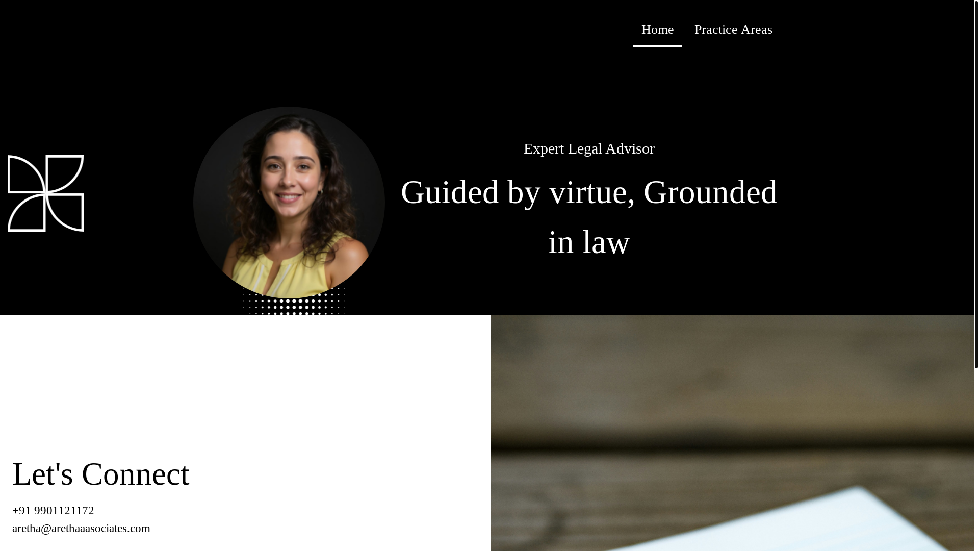 website screenshot of https://arethadsouzaassociates.com/